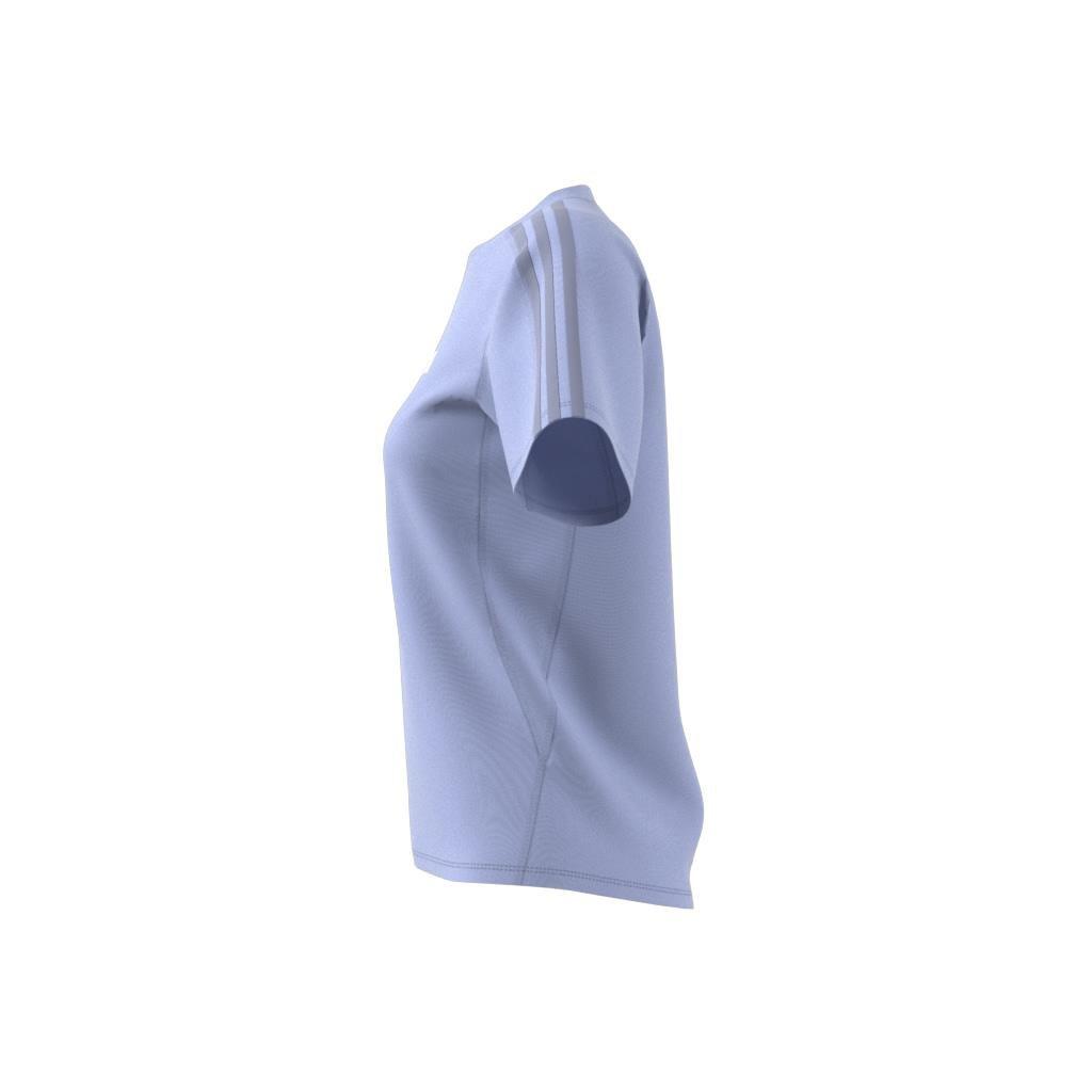 Own the Run 3-Stripes T-Shirt, Purple, A901_ONE, large image number 11