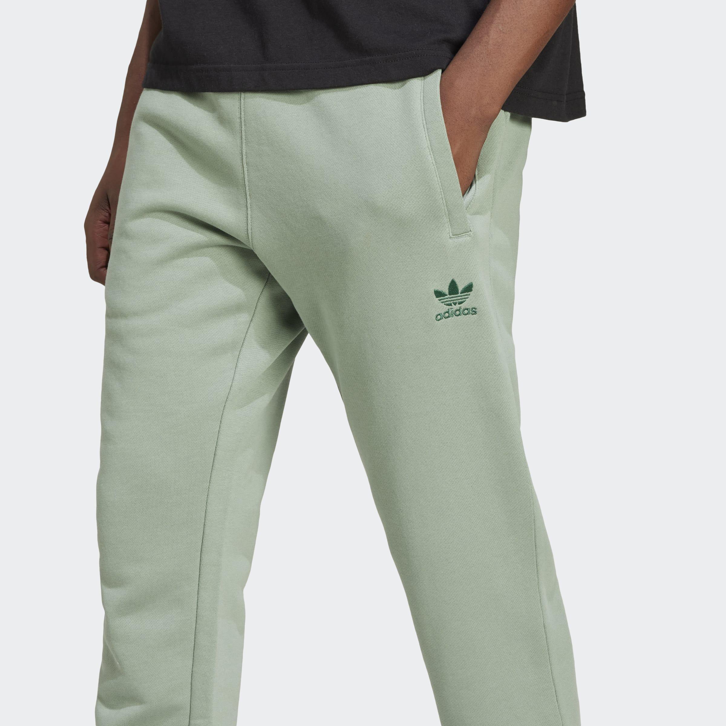 Trefoil Essentials French Terry Joggers, Green, A901_ONE, large image number 7