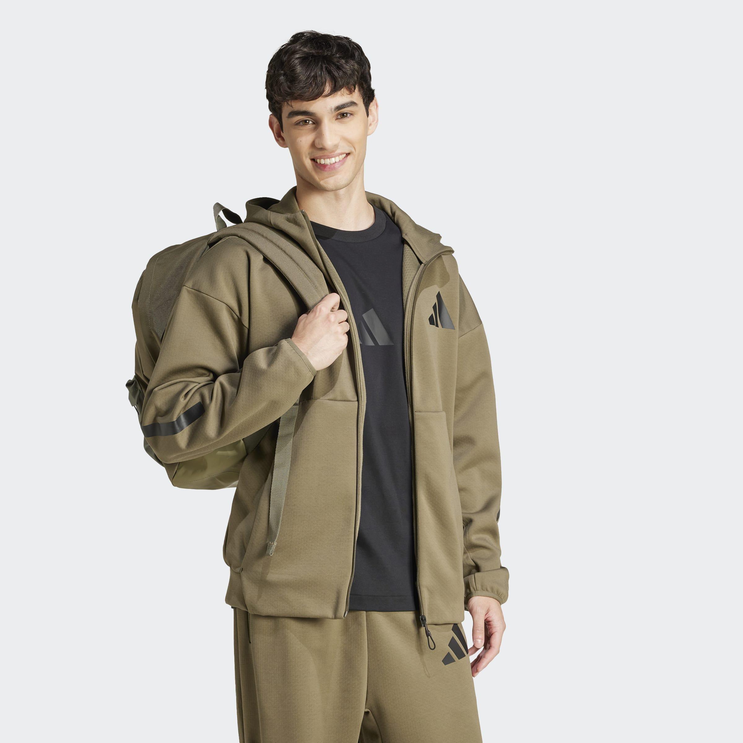 Z.N.E. Full-Zip Hooded Track Jacket, Green, A901_ONE, large image number 12