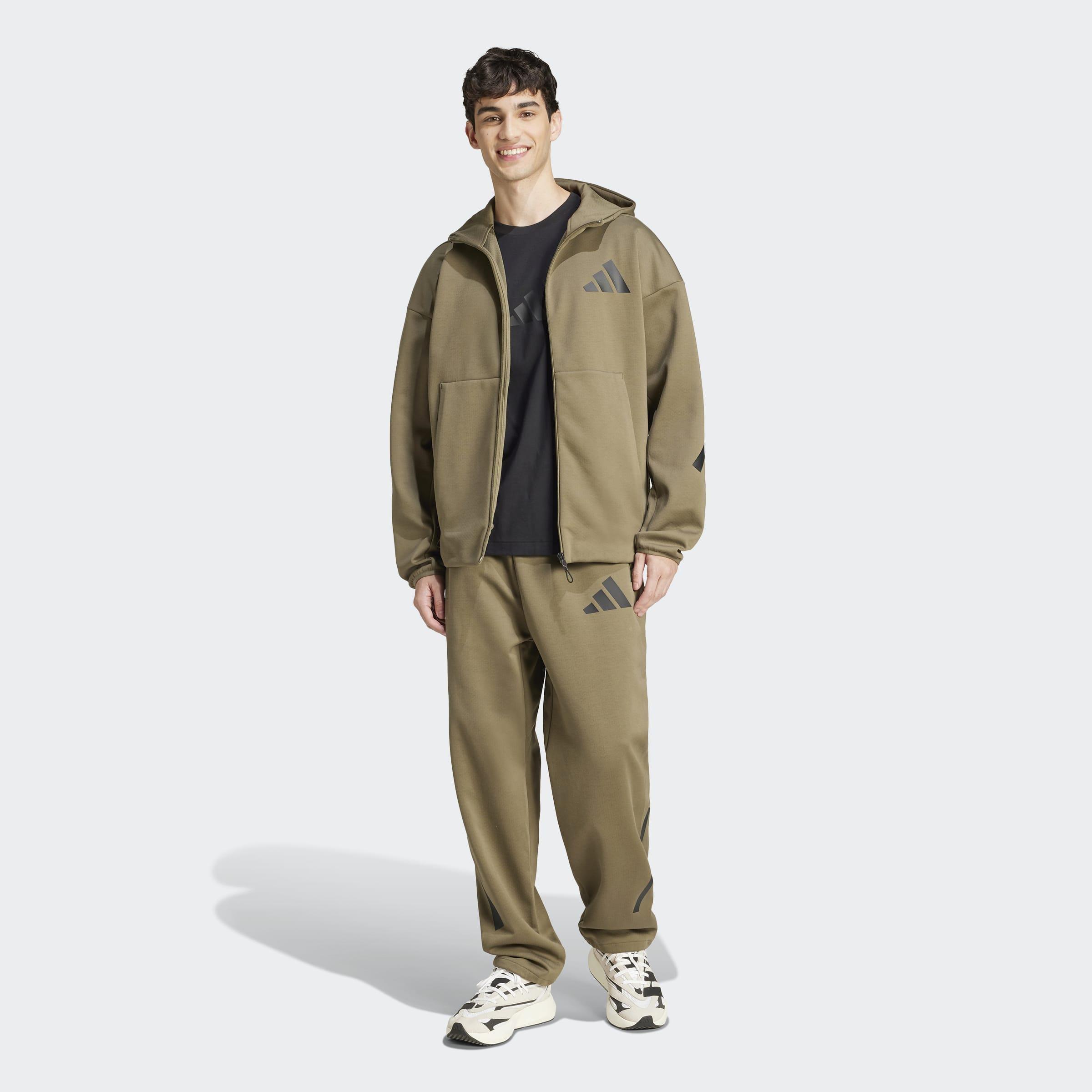 Z.N.E. Full-Zip Hooded Track Jacket, Green, A901_ONE, large image number 13