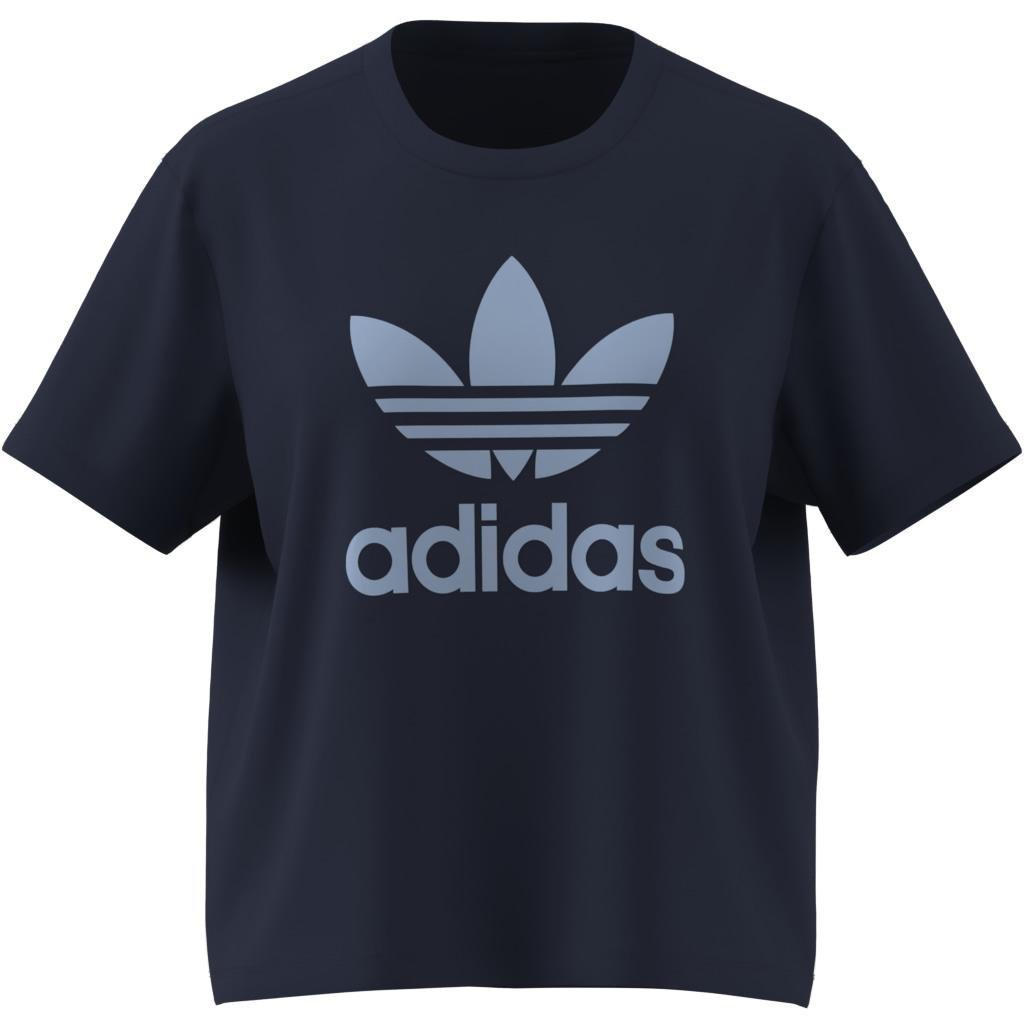 Adicolor Trefoil Boxy T-Shirt, Blue, A901_ONE, large image number 13