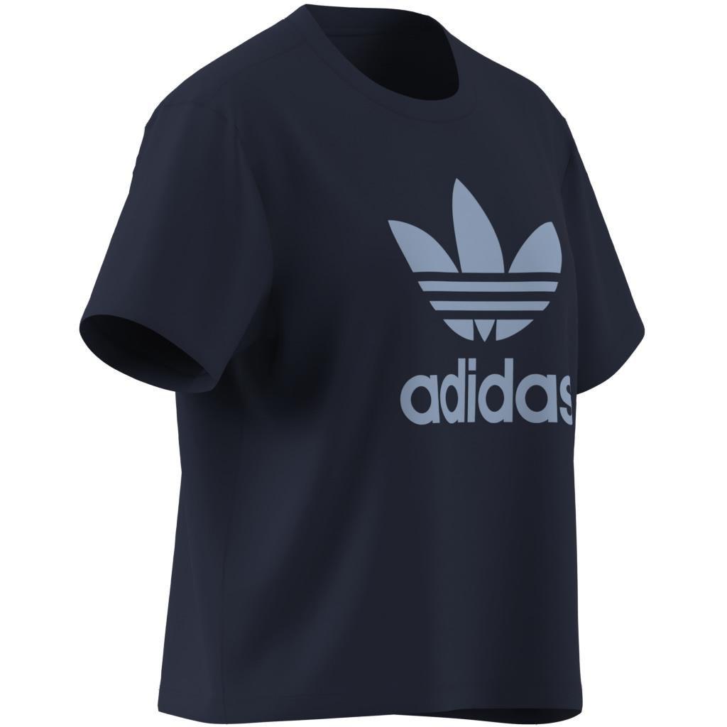 Adicolor Trefoil Boxy T-Shirt, Blue, A901_ONE, large image number 14