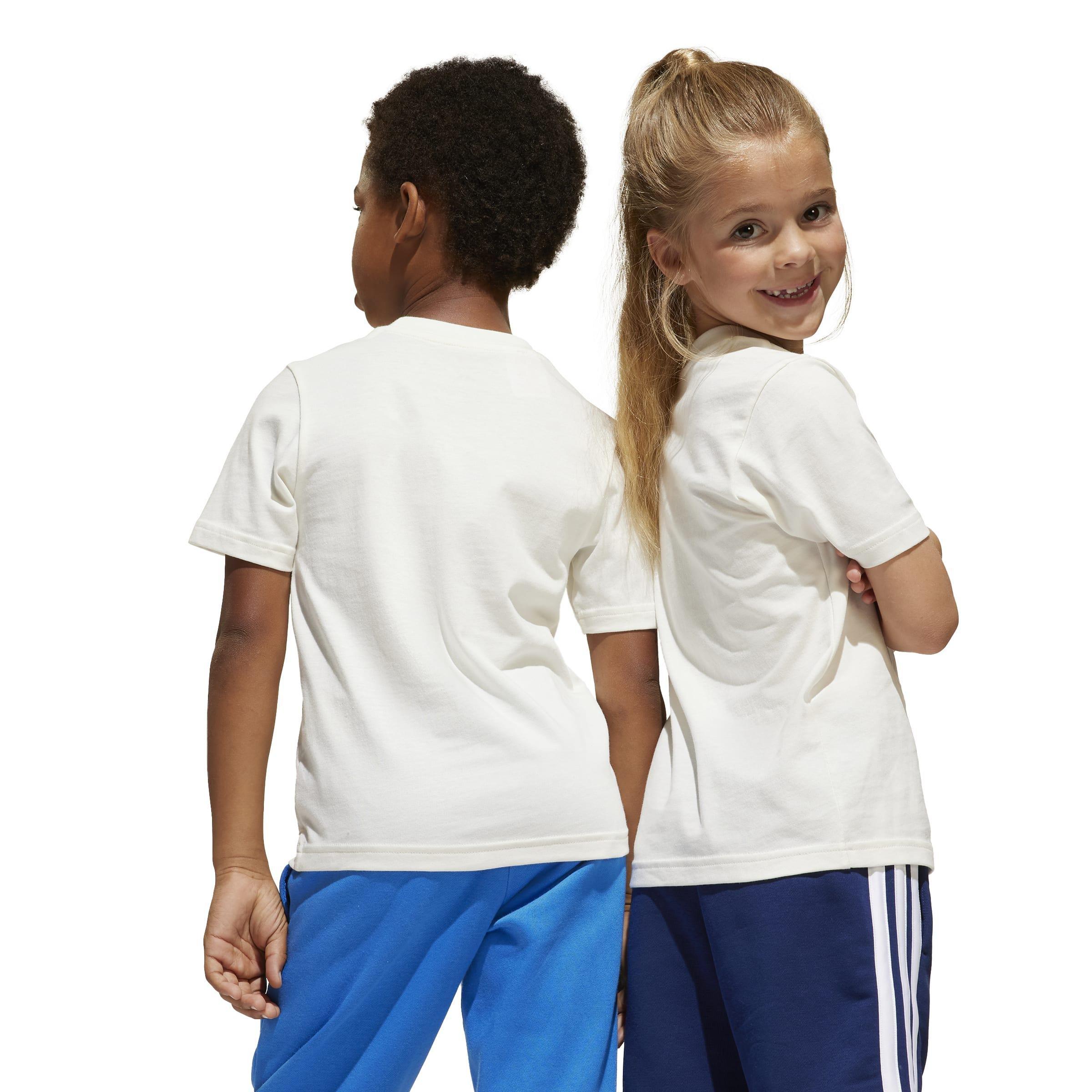 Kids Unisex Adiraptor Graphic T-Shirt, White, , large image number 2