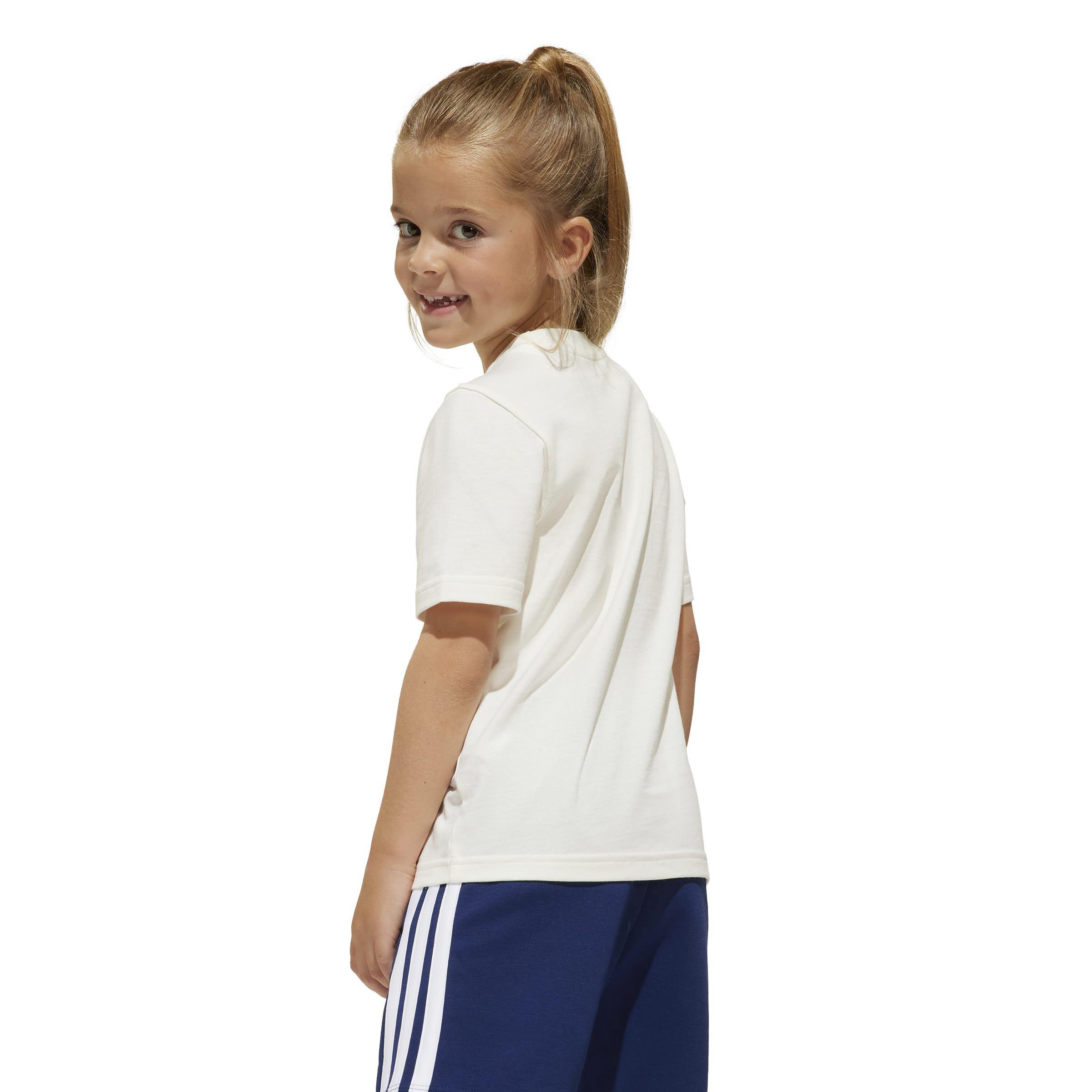 Kids Unisex Adiraptor Graphic T-Shirt, White, , large image number 3