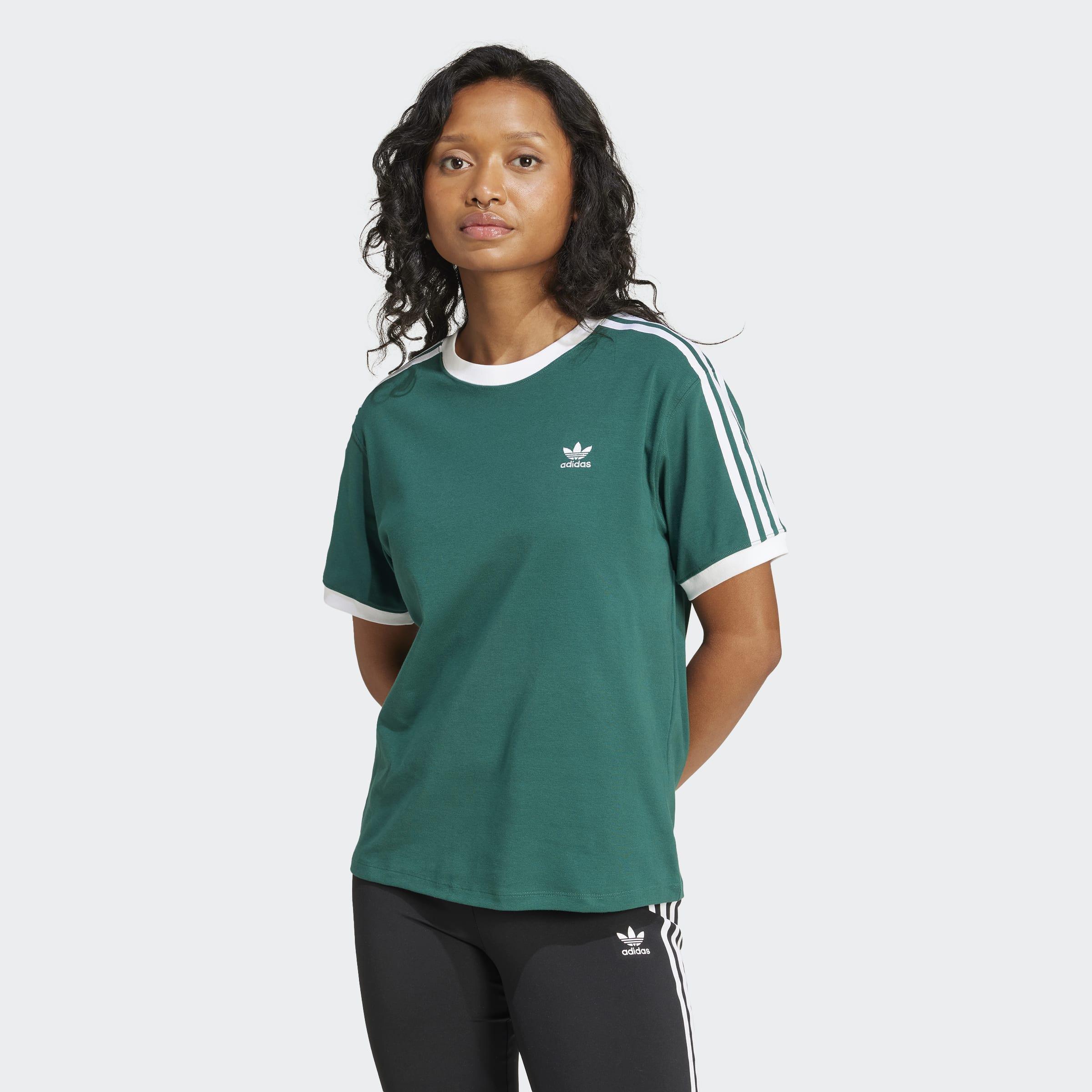 3-Stripes T-Shirt, Green, A901_ONE, large image number 4
