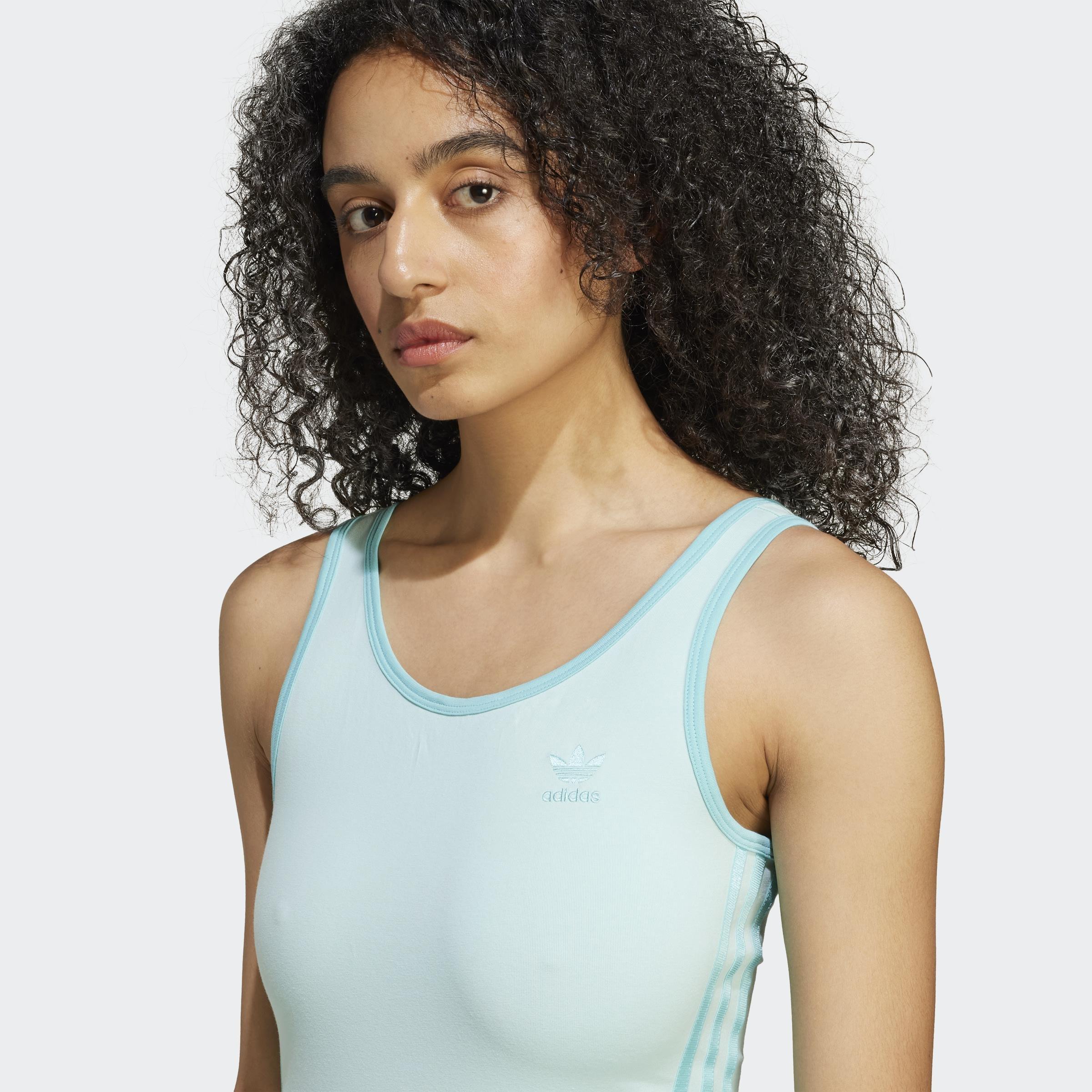 Adicolor 3-Stripes Bodysuit, Turquoise, A901_ONE, large image number 7