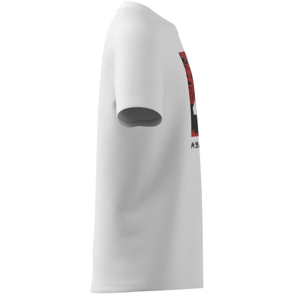 Kids Unisex Camo Graphic T-Shirt, White, A901_ONE, large image number 14