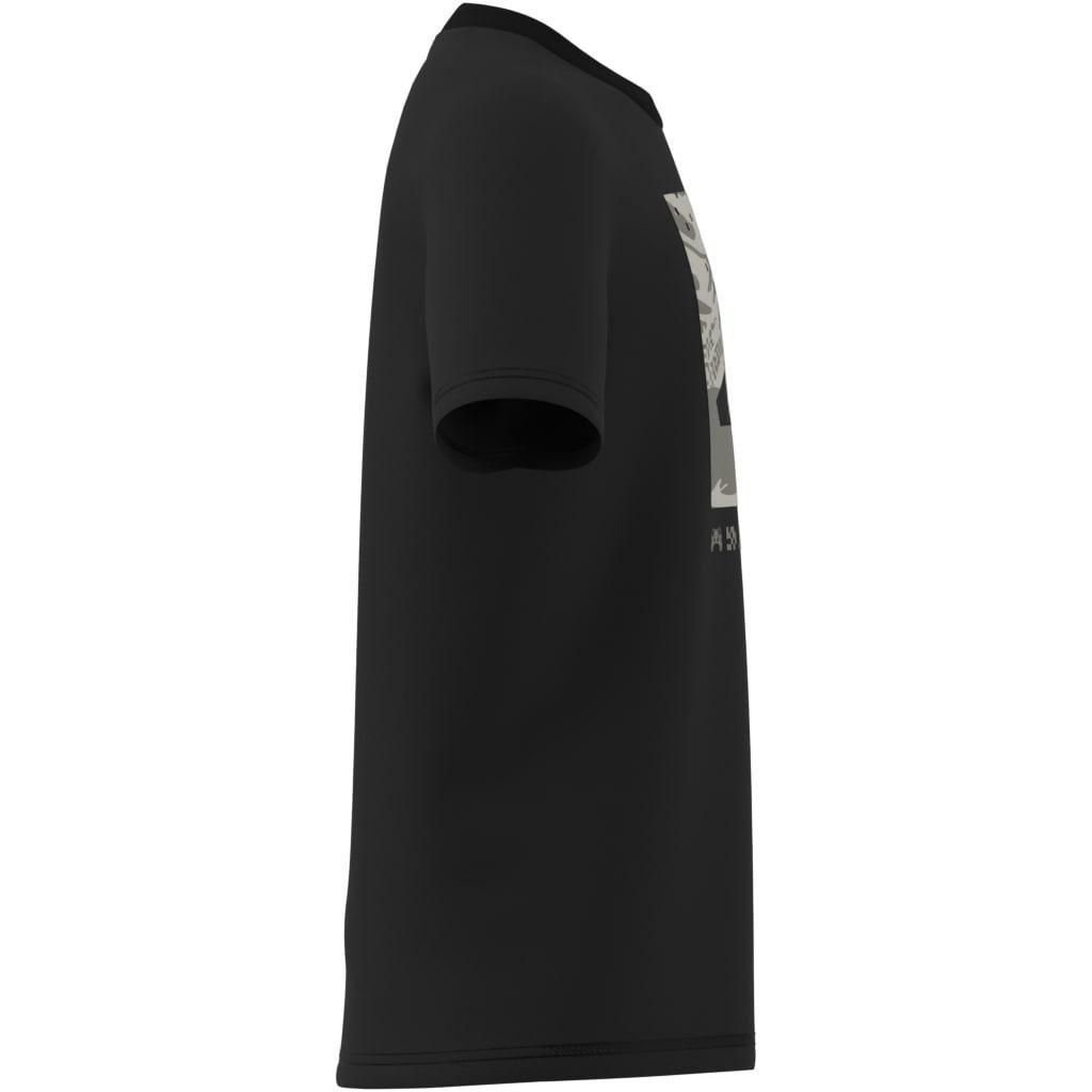 Kids Unisex Camo Graphic T-Shirt, Black, A901_ONE, large image number 13