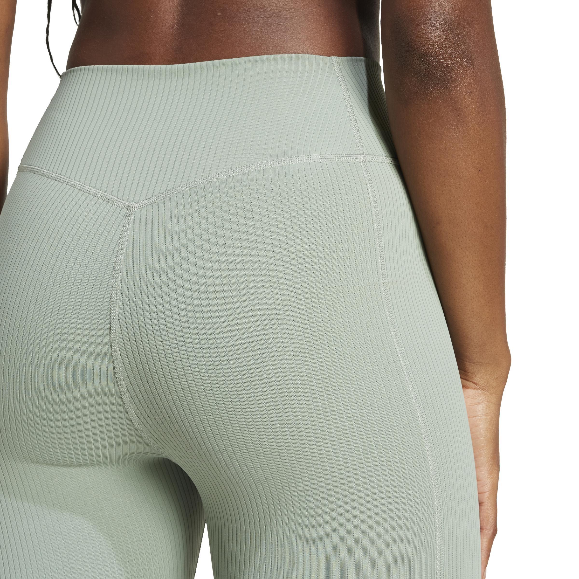 Optime Rib 7/8 Leggings, Green, A901_ONE, large image number 5