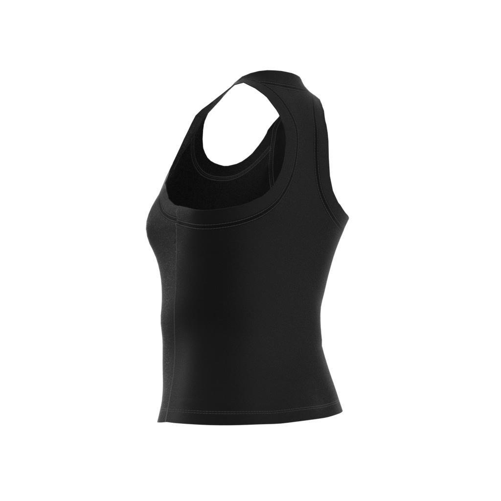Premium Essentials Tank Top, Black, A901_ONE, large image number 11