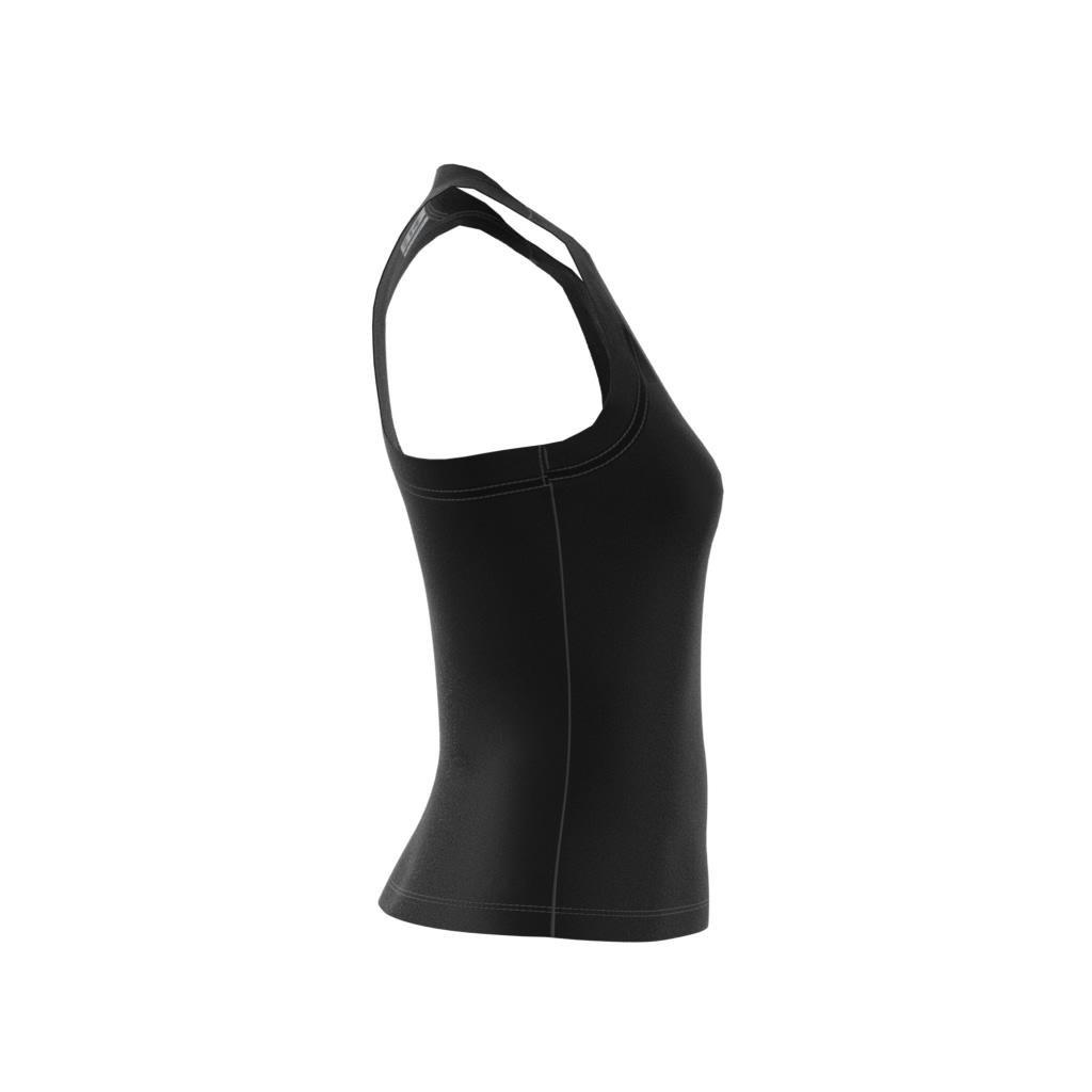 Premium Essentials Tank Top, Black, A901_ONE, large image number 12