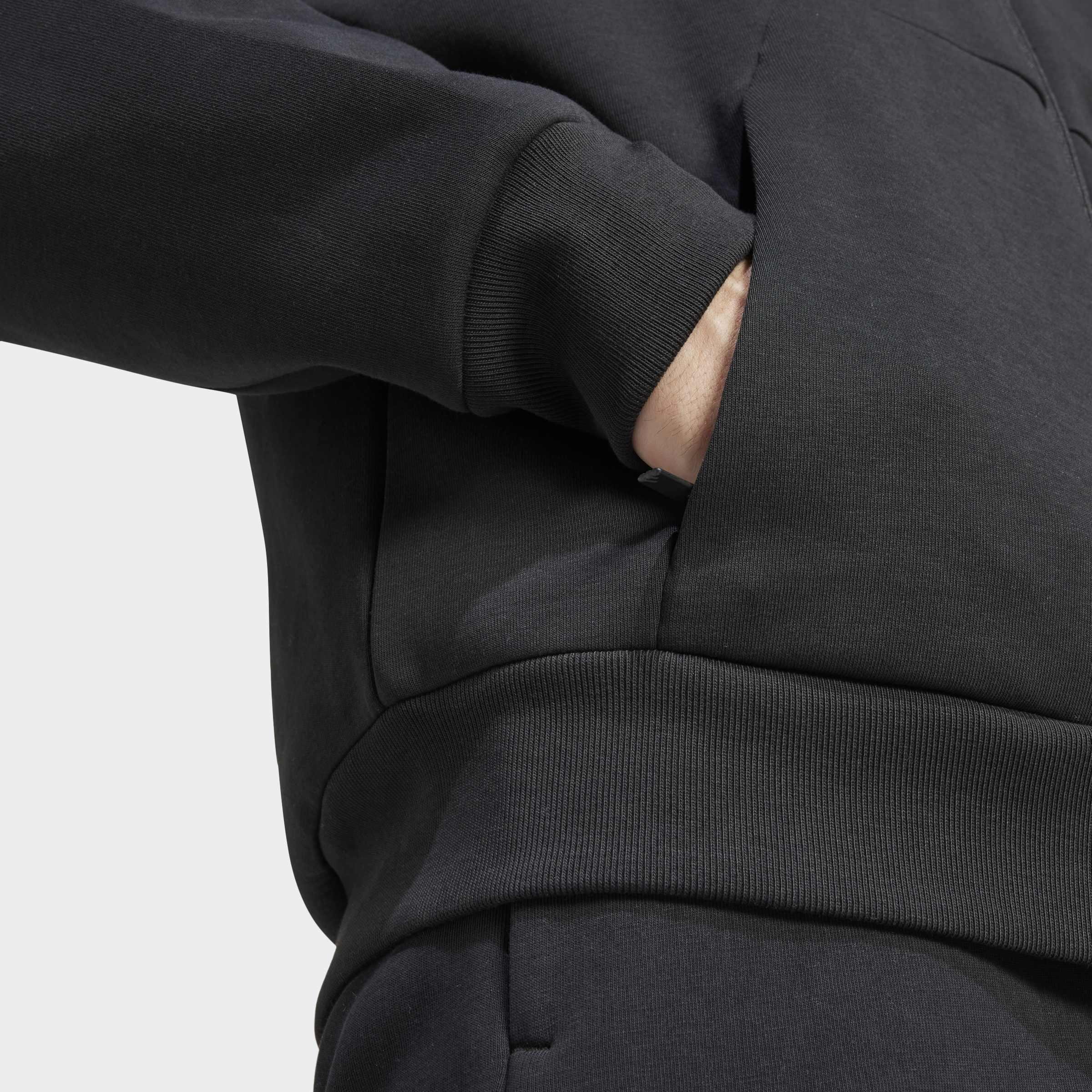 Future Icons 3-Stripes Full-Zip Hoodie, Black, A901_ONE, large image number 2