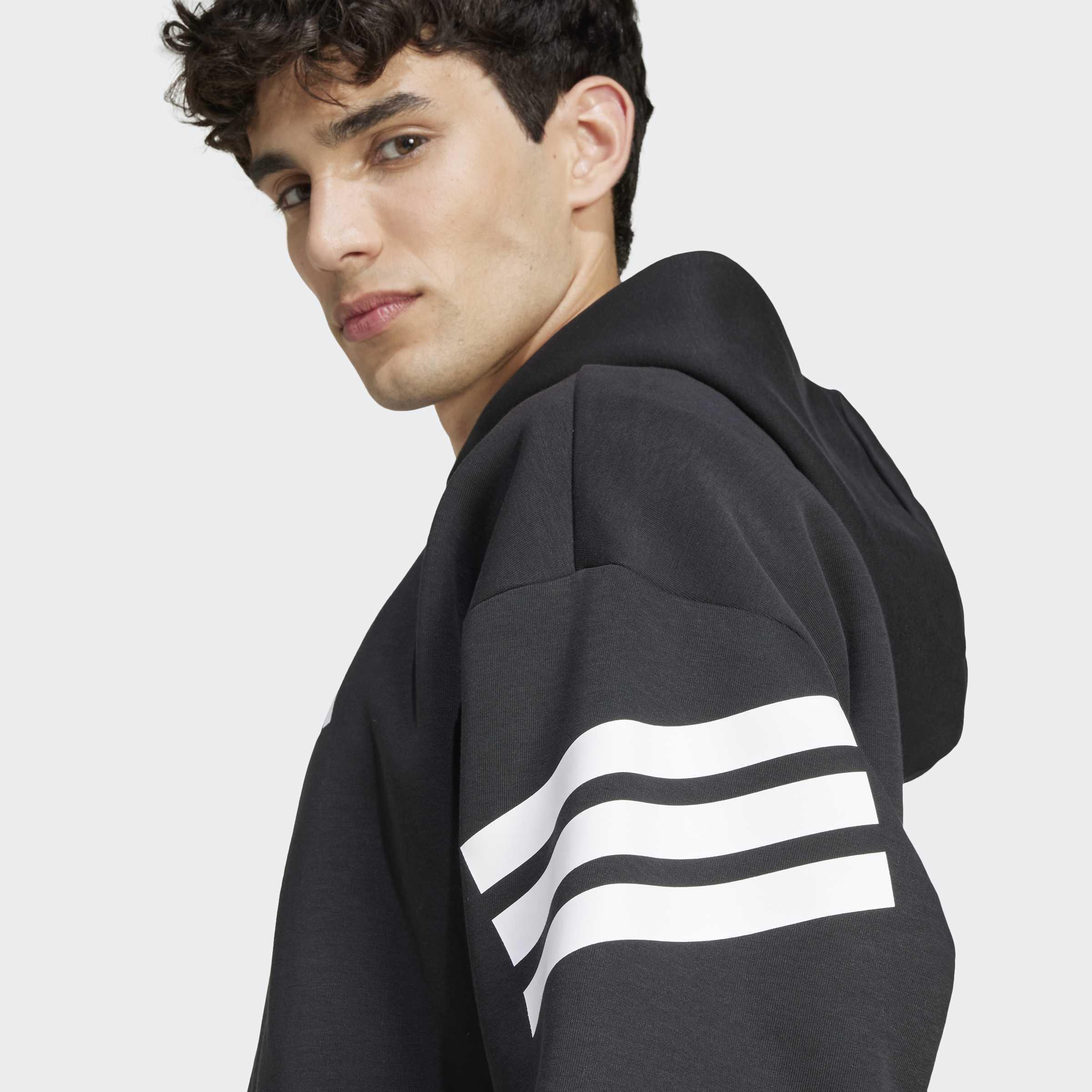 Future Icons 3-Stripes Full-Zip Hoodie, Black, A901_ONE, large image number 3