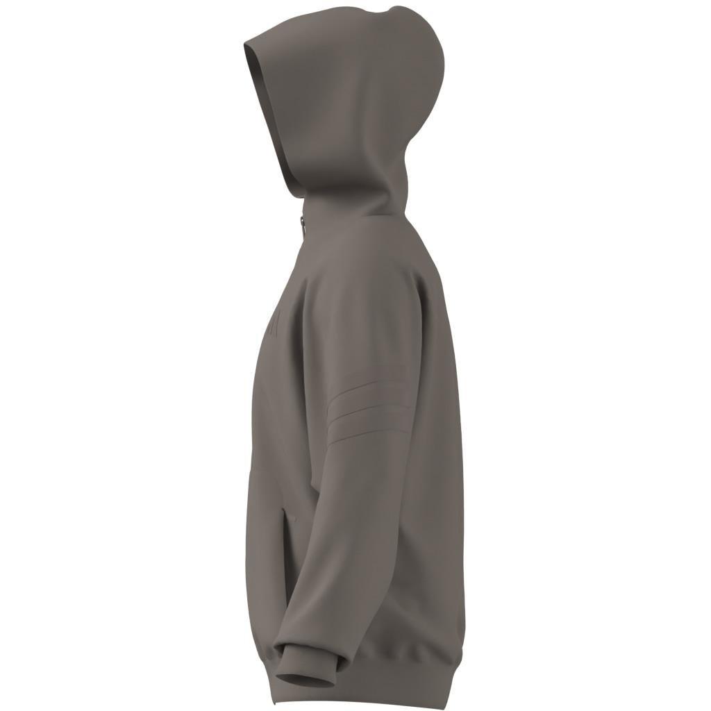 Future Icons 3-Stripes Full-Zip Hoodie, Beige, A901_ONE, large image number 5