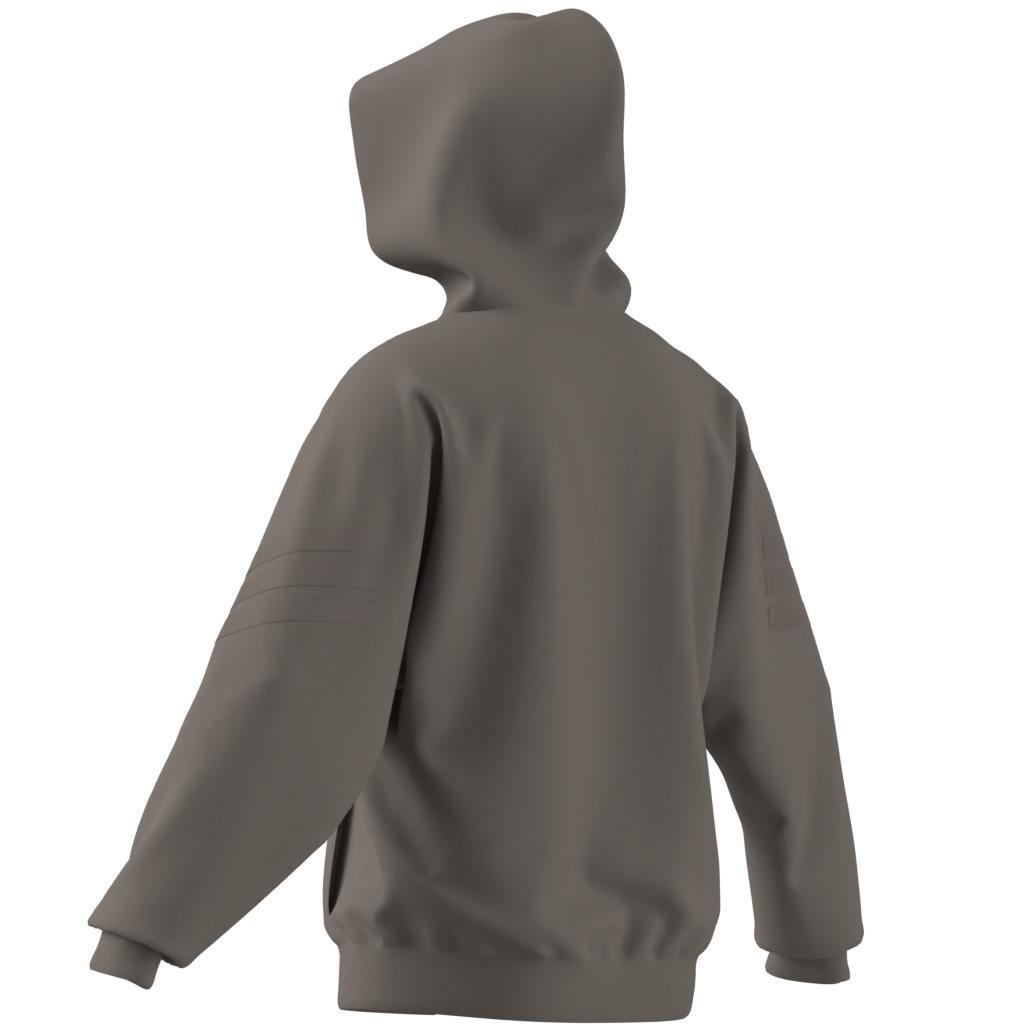 Future Icons 3-Stripes Full-Zip Hoodie, Beige, A901_ONE, large image number 7