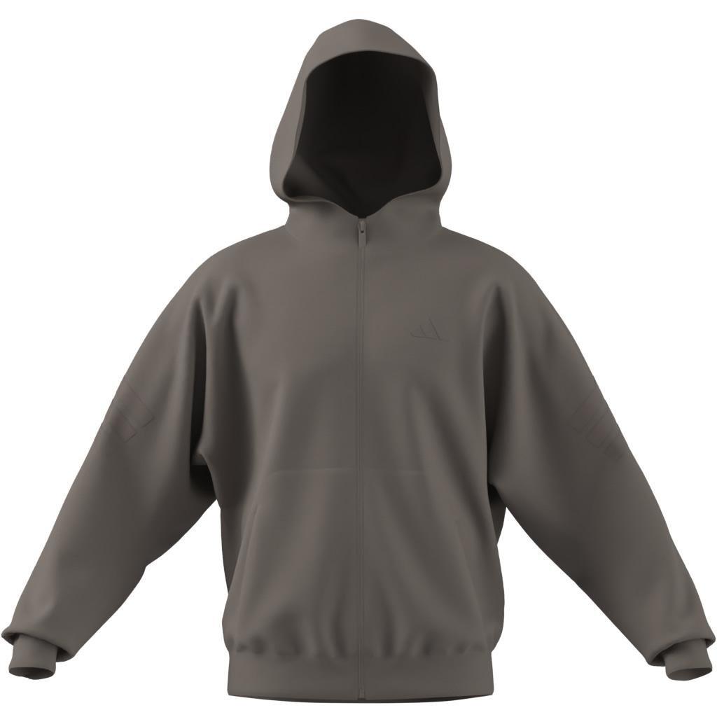 Future Icons 3-Stripes Full-Zip Hoodie, Beige, A901_ONE, large image number 9