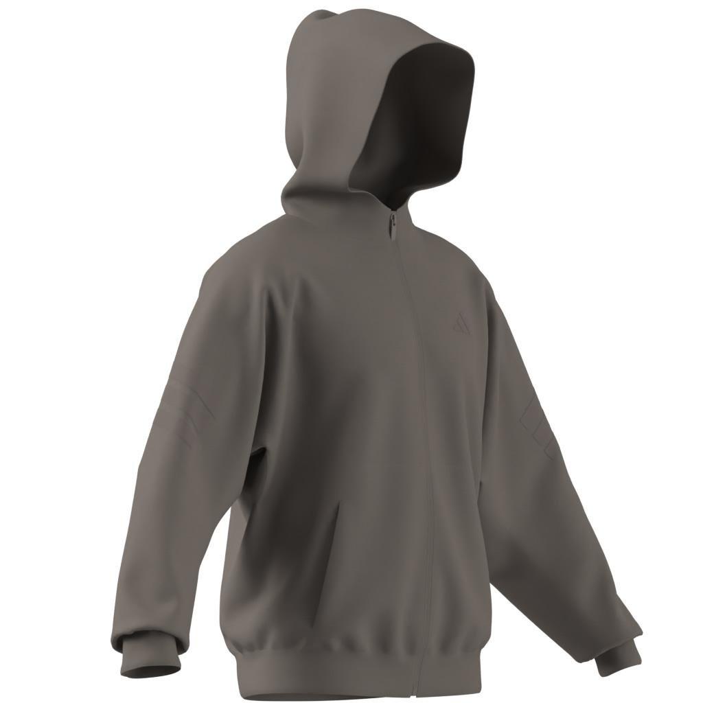 Future Icons 3-Stripes Full-Zip Hoodie, Beige, A901_ONE, large image number 11