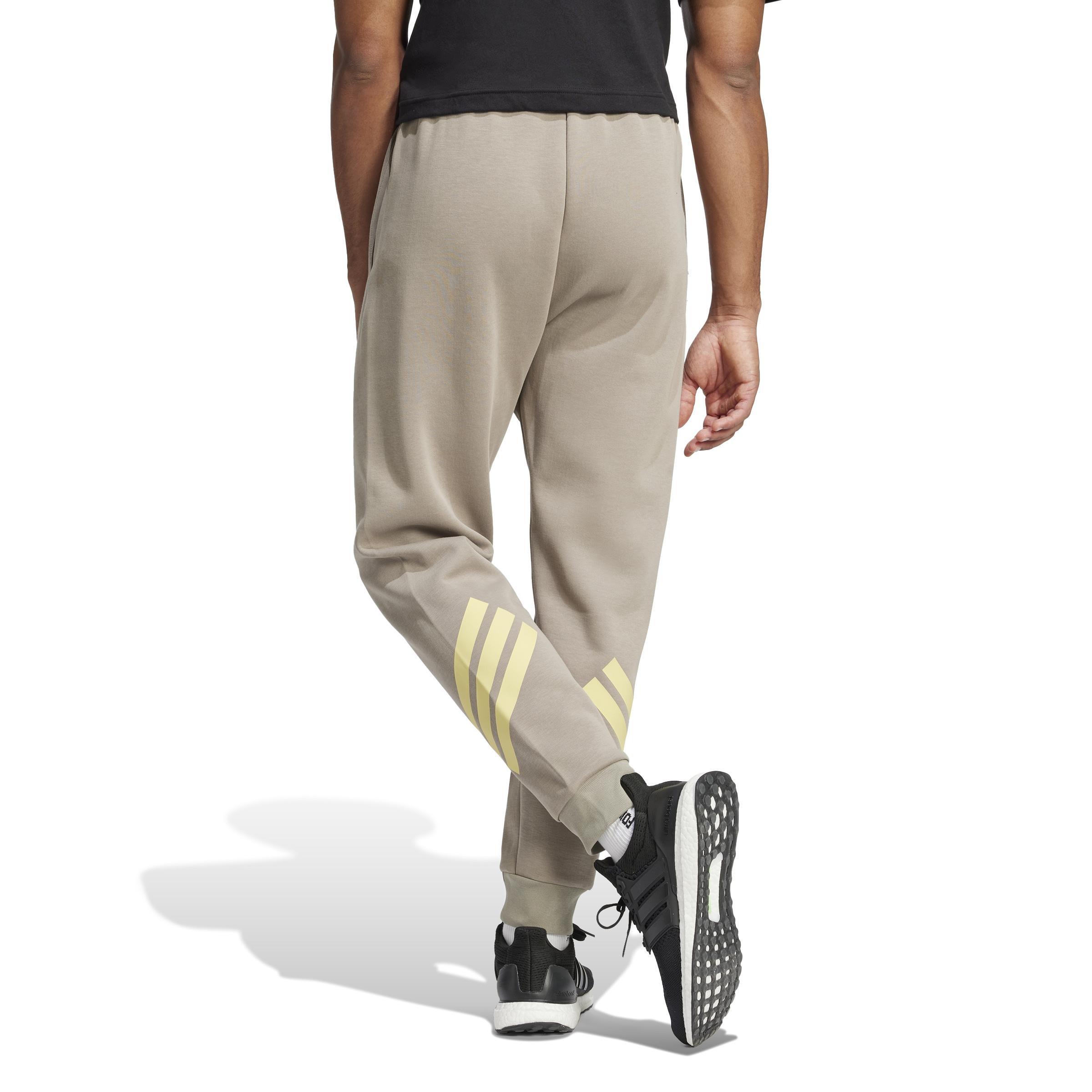 Future Icons 3-Stripes Tracksuit Bottoms, Beige, , large image number 2