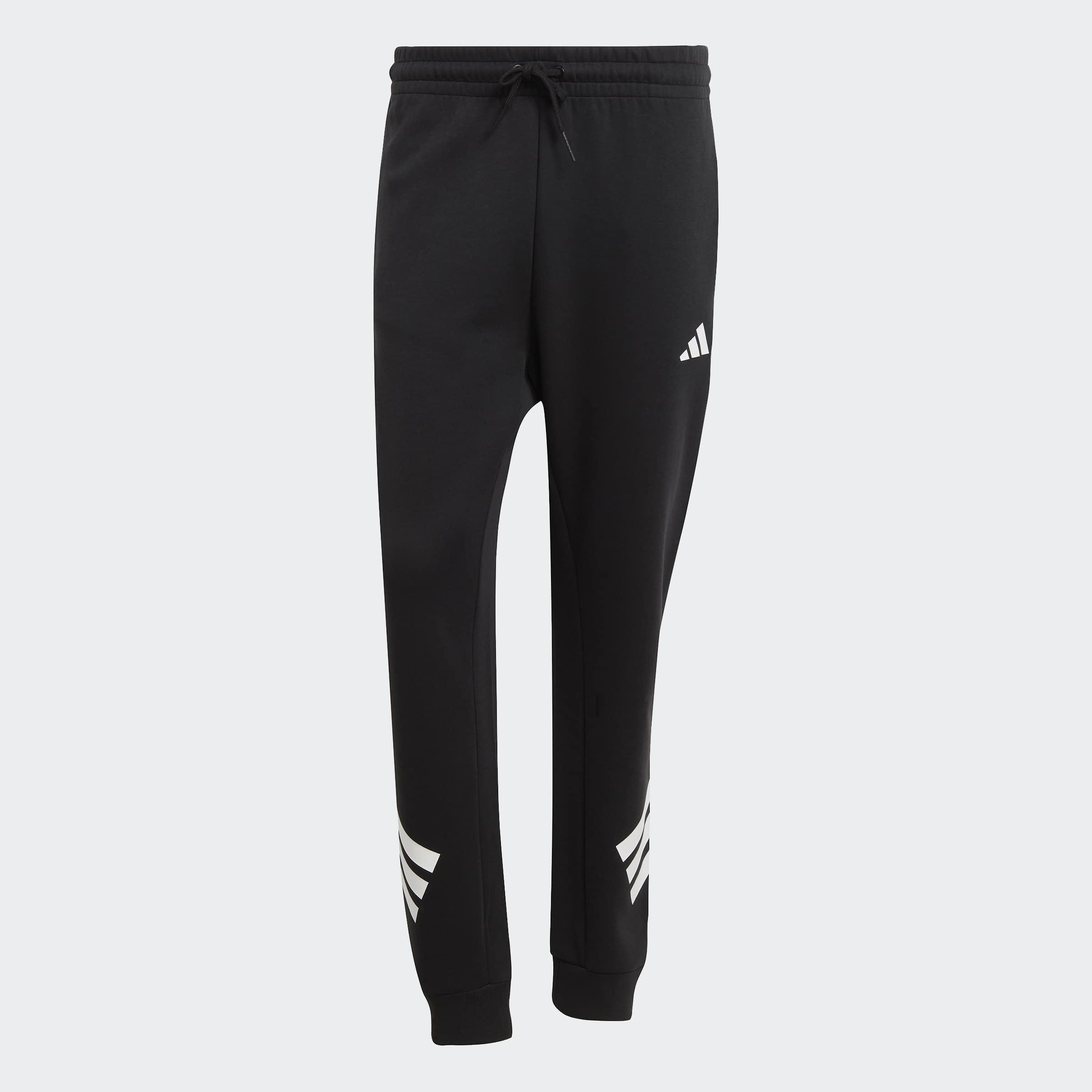 Future Icons 3-Stripes Tracksuit Bottoms, Black