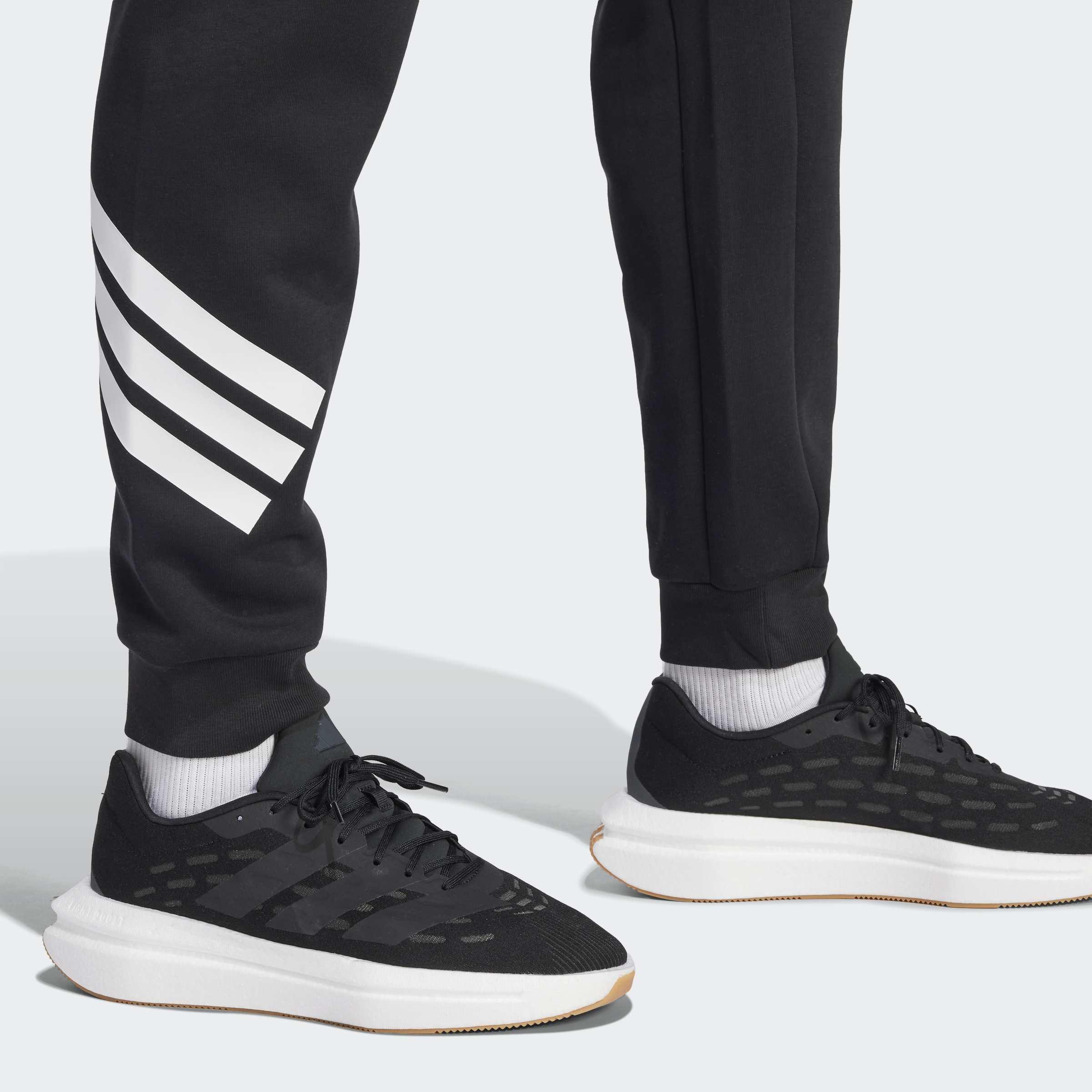 Future Icons 3-Stripes Tracksuit Bottoms, Black, A901_ONE, large image number 3