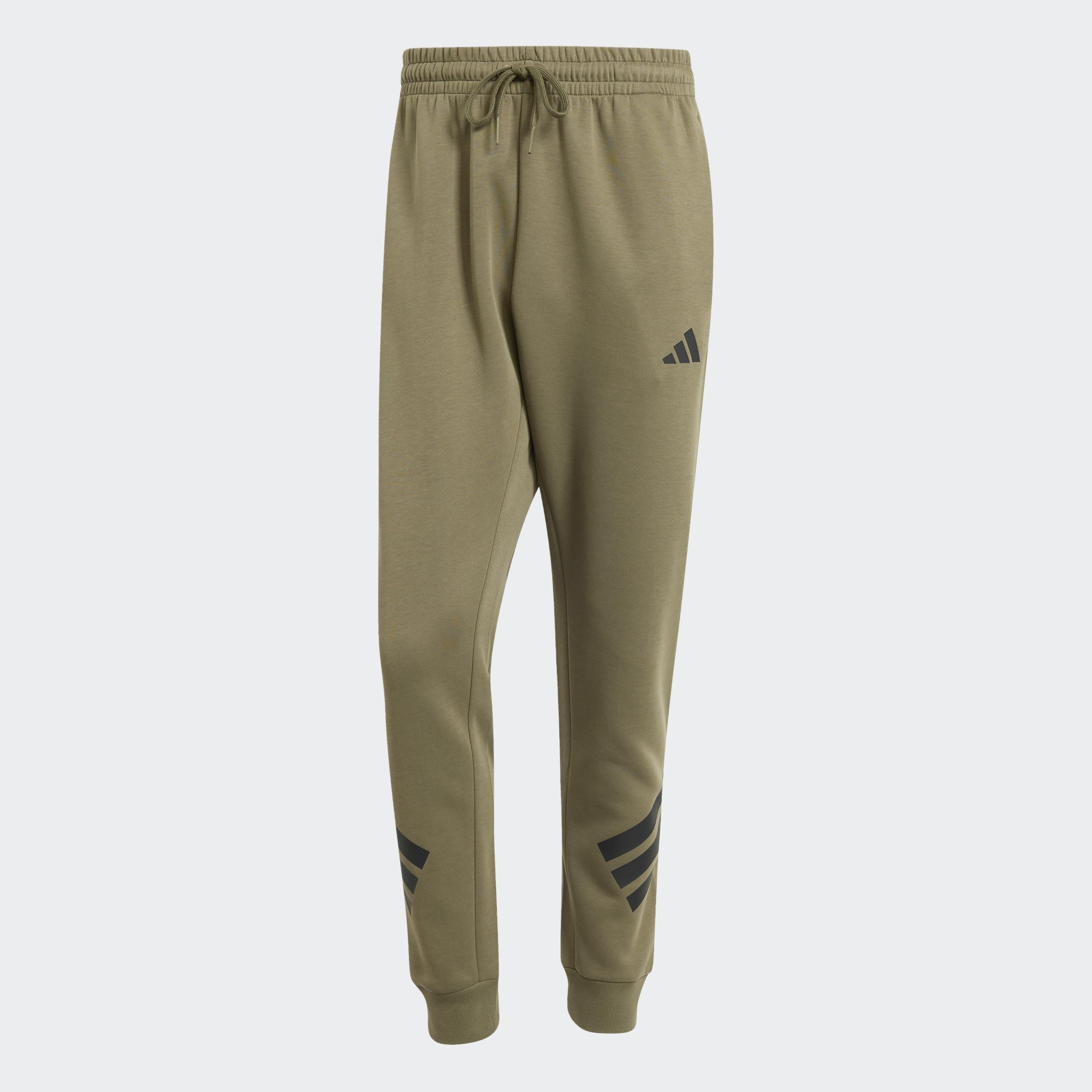 Future Icons 3-Stripes Tracksuit Bottoms, Green, A901_ONE, large image number 2