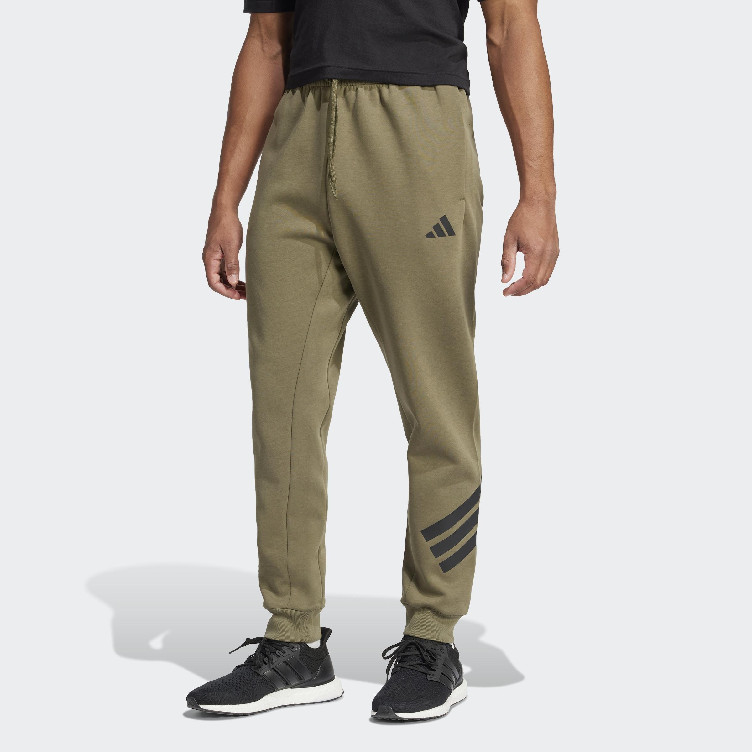 Future Icons 3-Stripes Tracksuit Bottoms, Green, A901_ONE, large image number 12