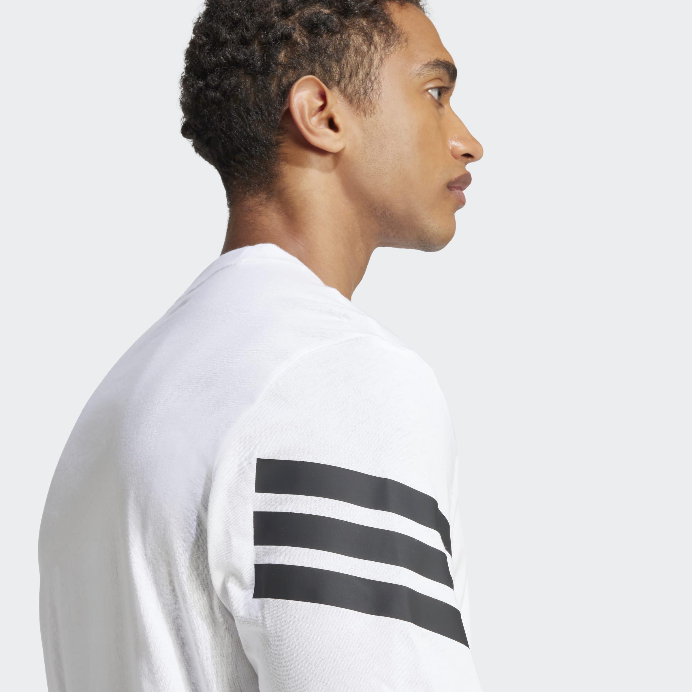 Future Icons 3-Stripes T-Shirt, White, A901_ONE, large image number 2