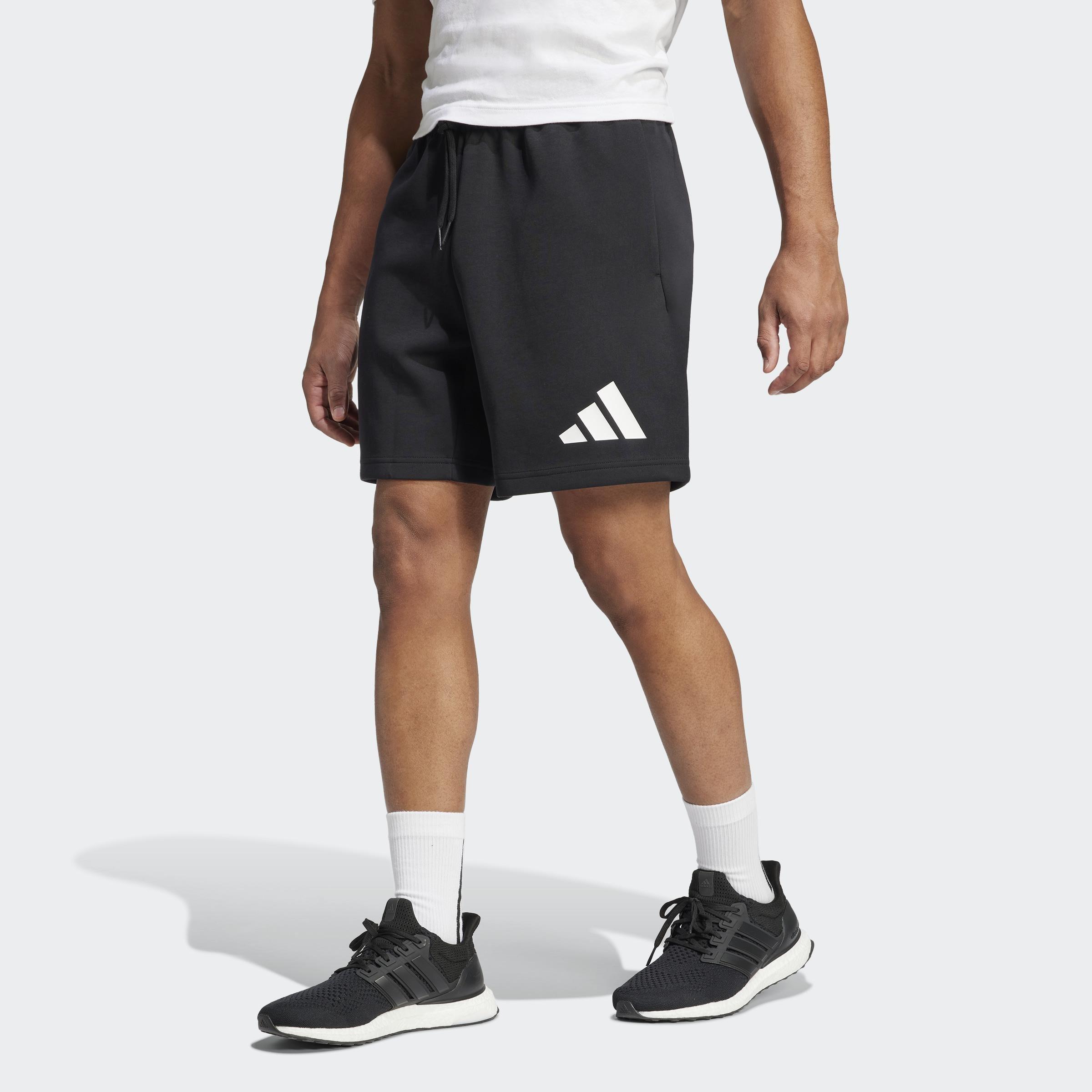Future Icons 3 Bar Logo Shorts, Black, A901_ONE, large image number 5