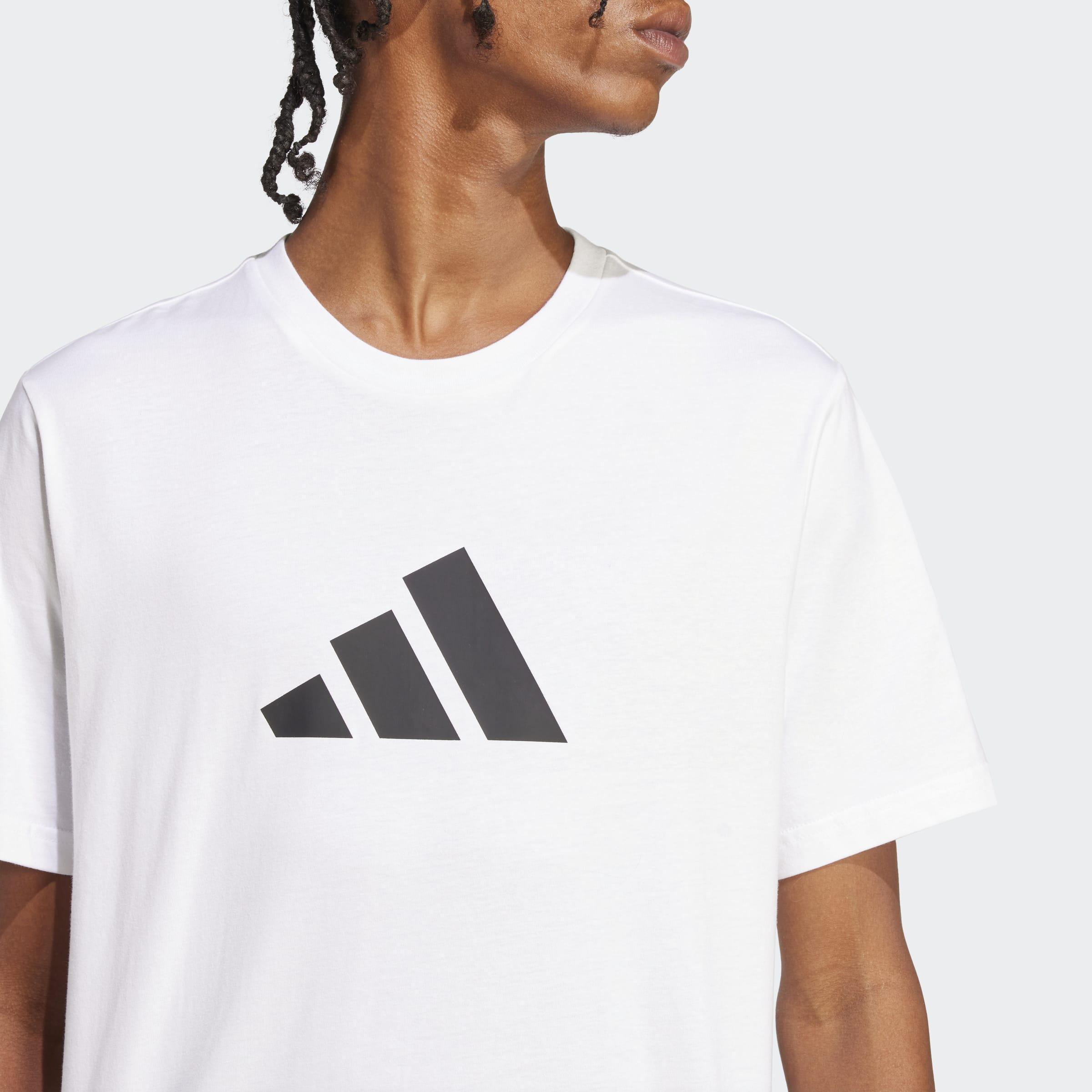 Future Icons 3 Bar Logo T-Shirt, White, A901_ONE, large image number 2