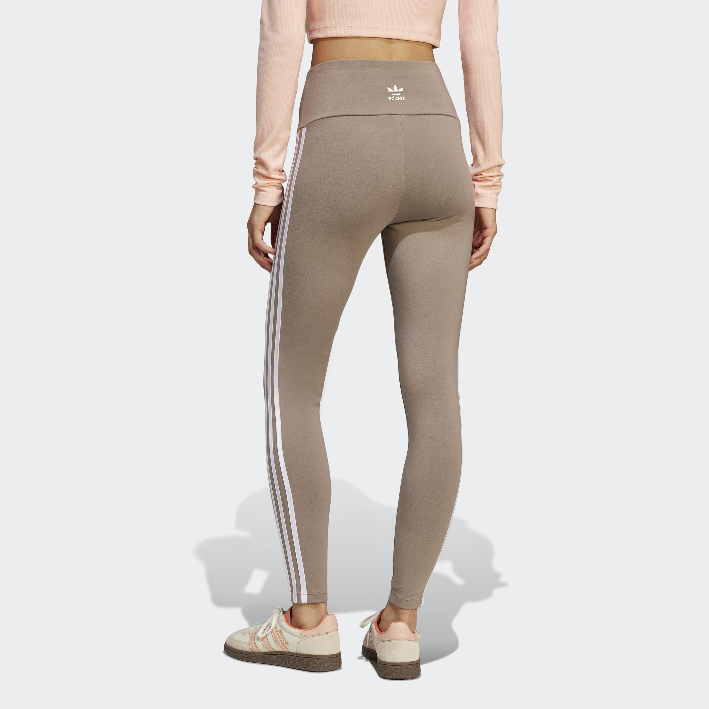 3-Stripes Leggings, Brown