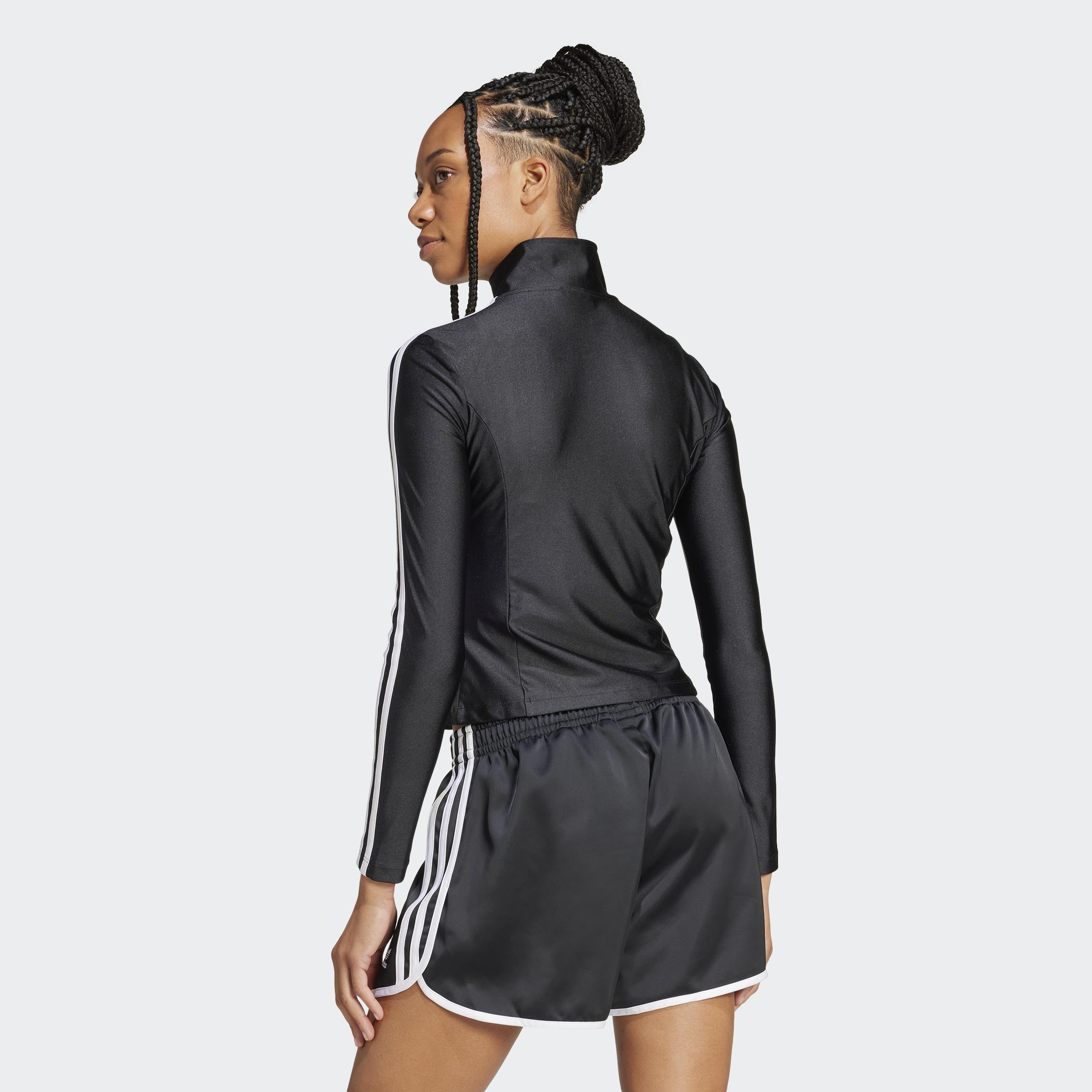 Adicolor 3-Stripes Slim Track Top, Black