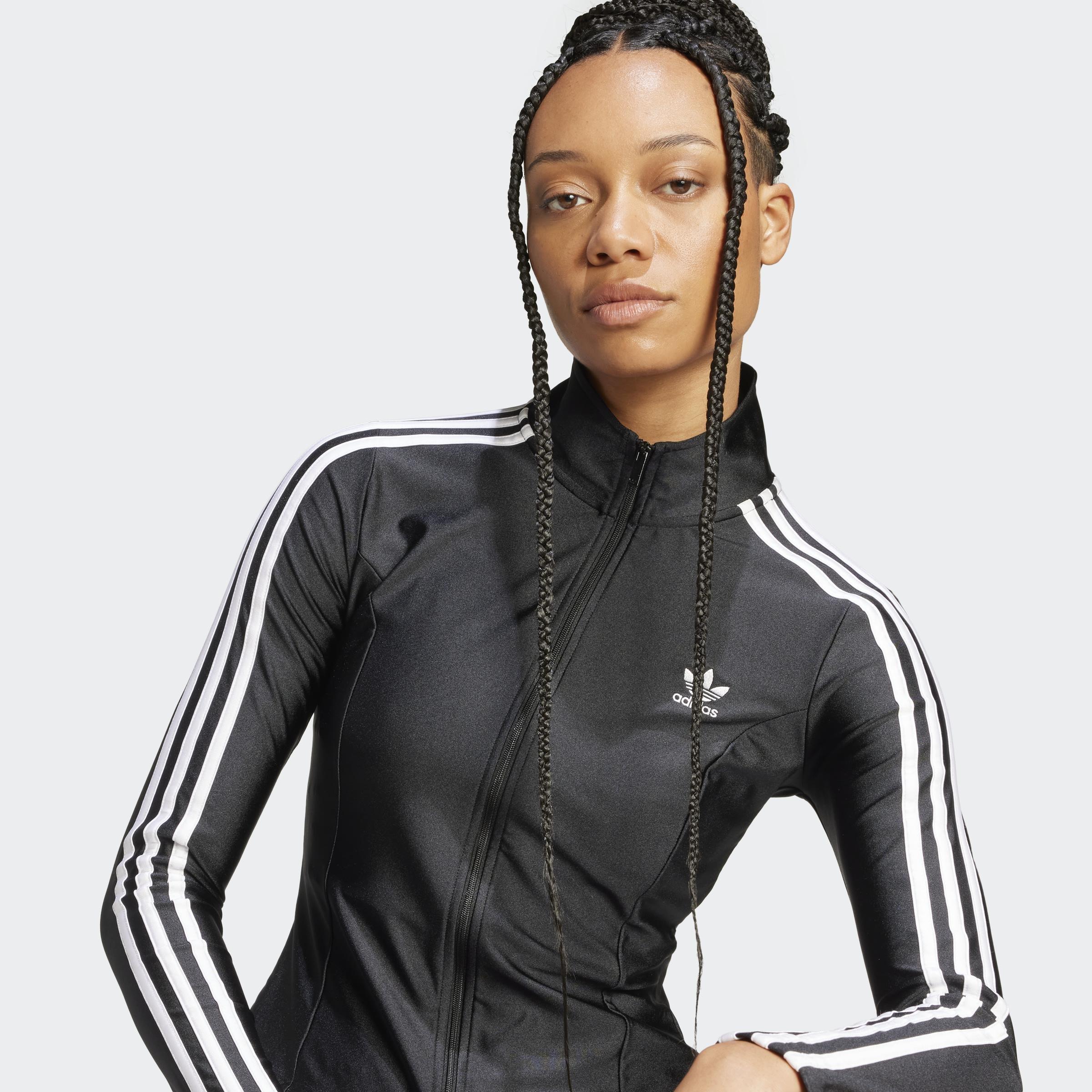 Adicolor 3-Stripes Slim Track Top, Black, A901_ONE, large image number 2