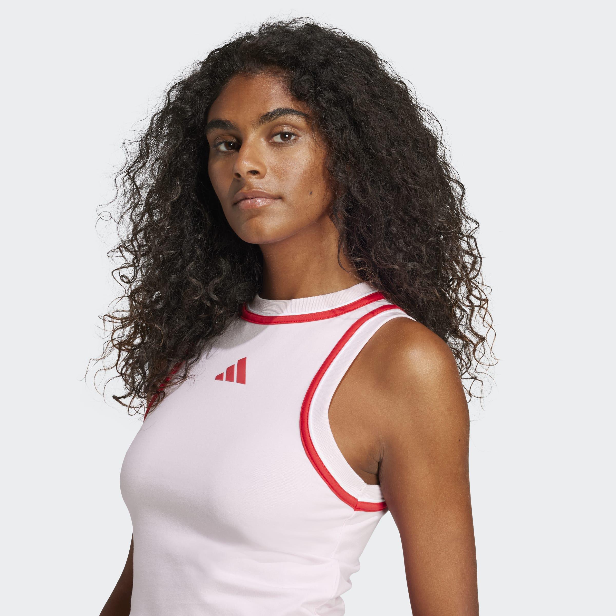 Essentials Color-Pop Cotton Crop Tank Top, Pink, A901_ONE, large image number 2