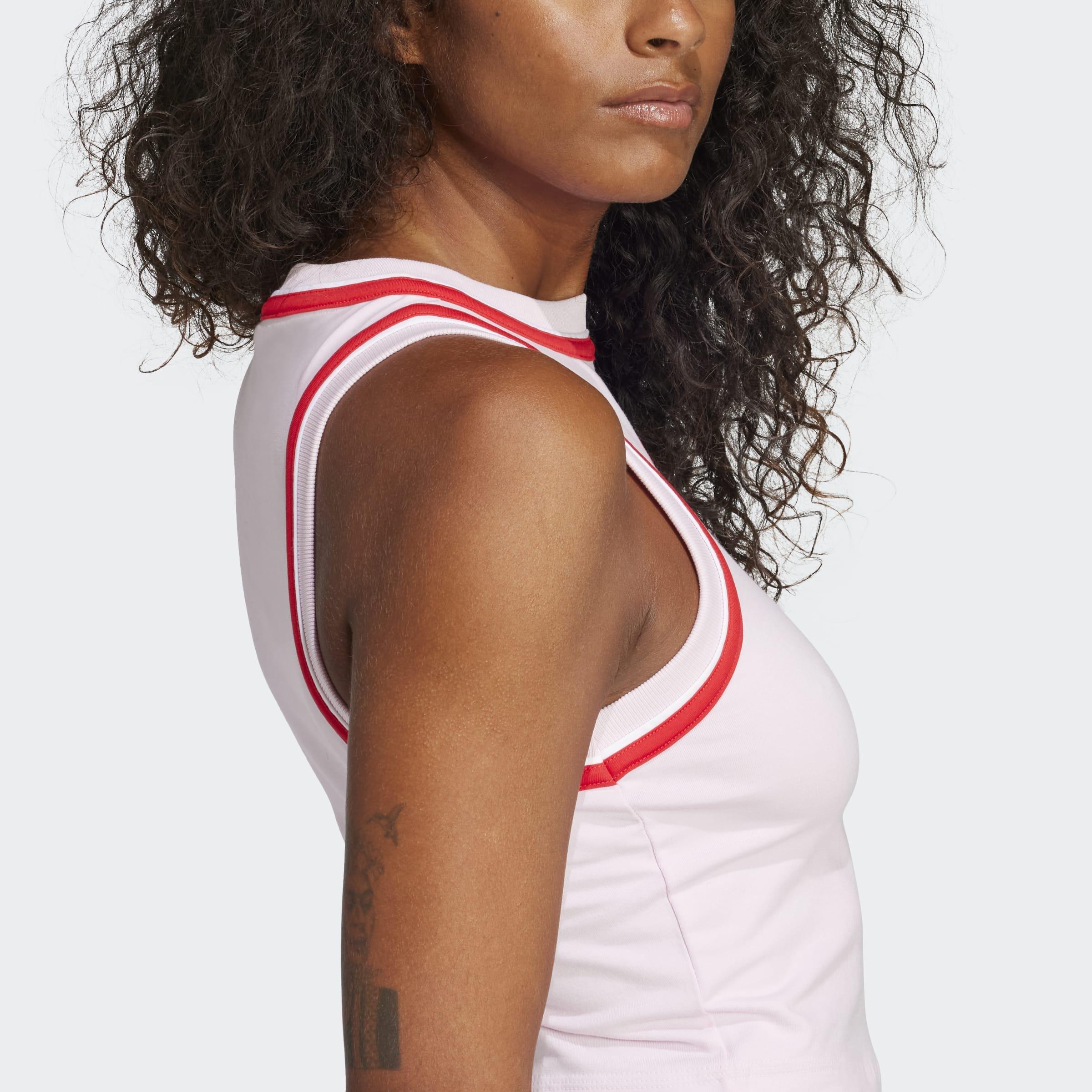 Essentials Color-Pop Cotton Crop Tank Top, Pink, A901_ONE, large image number 3