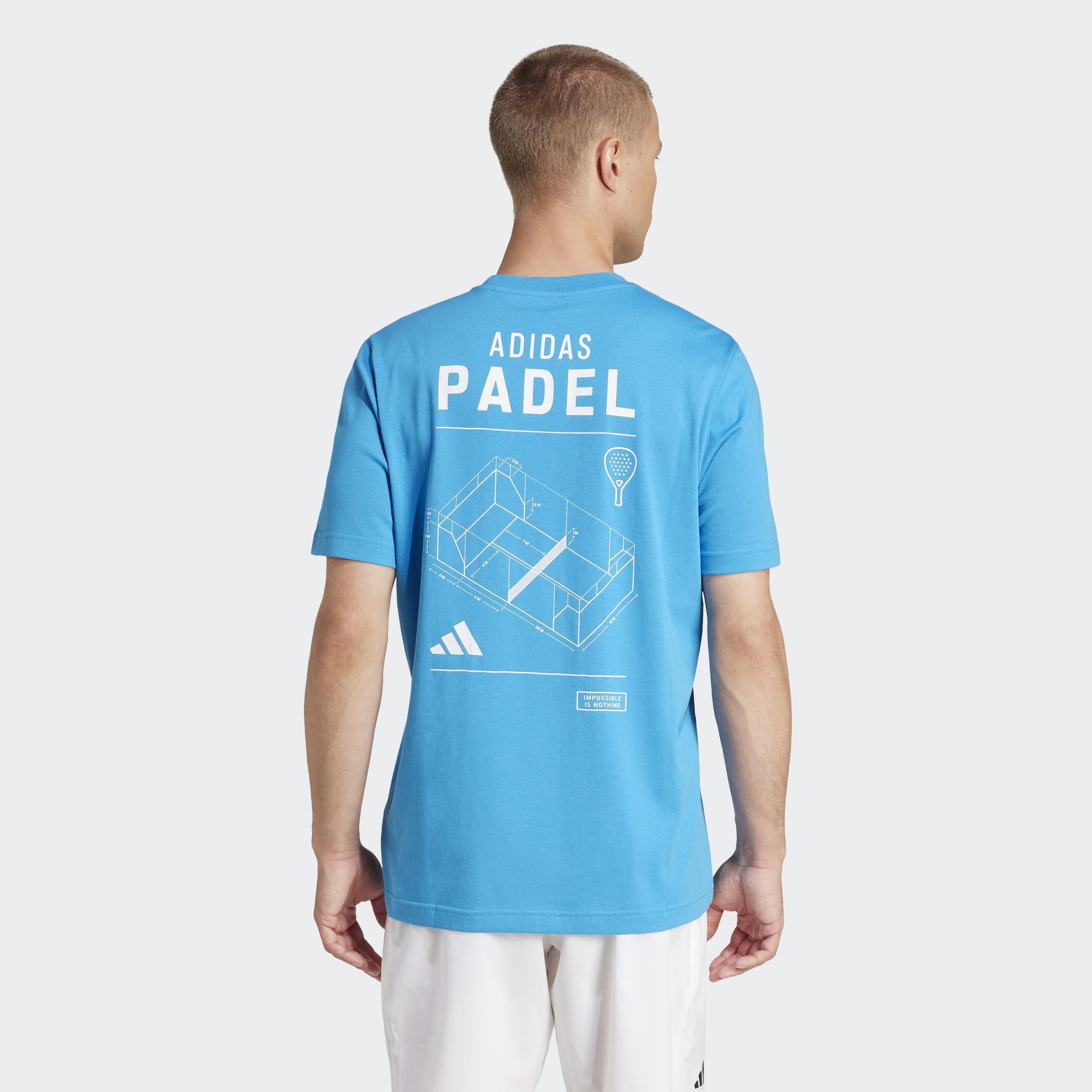 Padel Category Graphic T-Shirt, Blue, A901_ONE, large image number 4