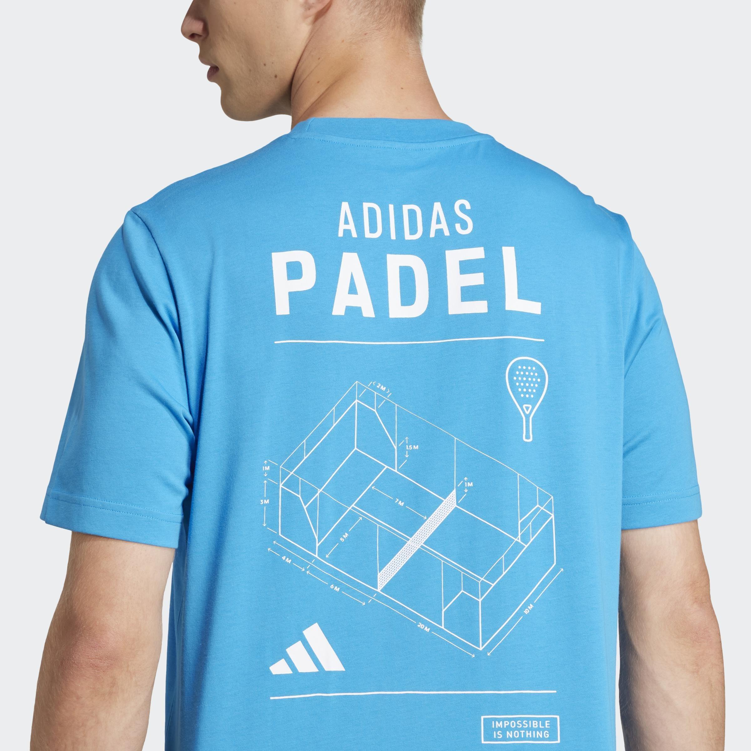 Padel Category Graphic T-Shirt, Blue, A901_ONE, large image number 8