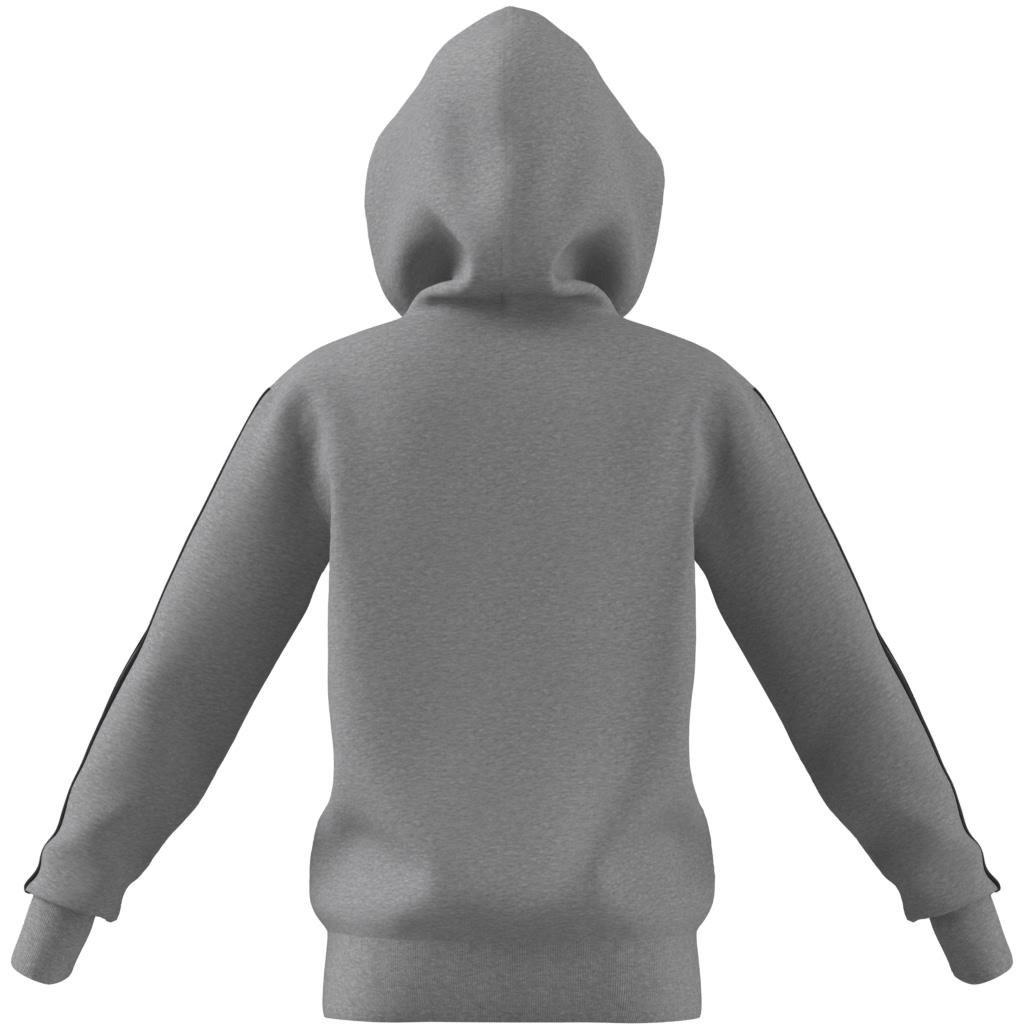 Kids Unisex Essentials Full-Zip Hoodie, Grey, A901_ONE, large image number 13