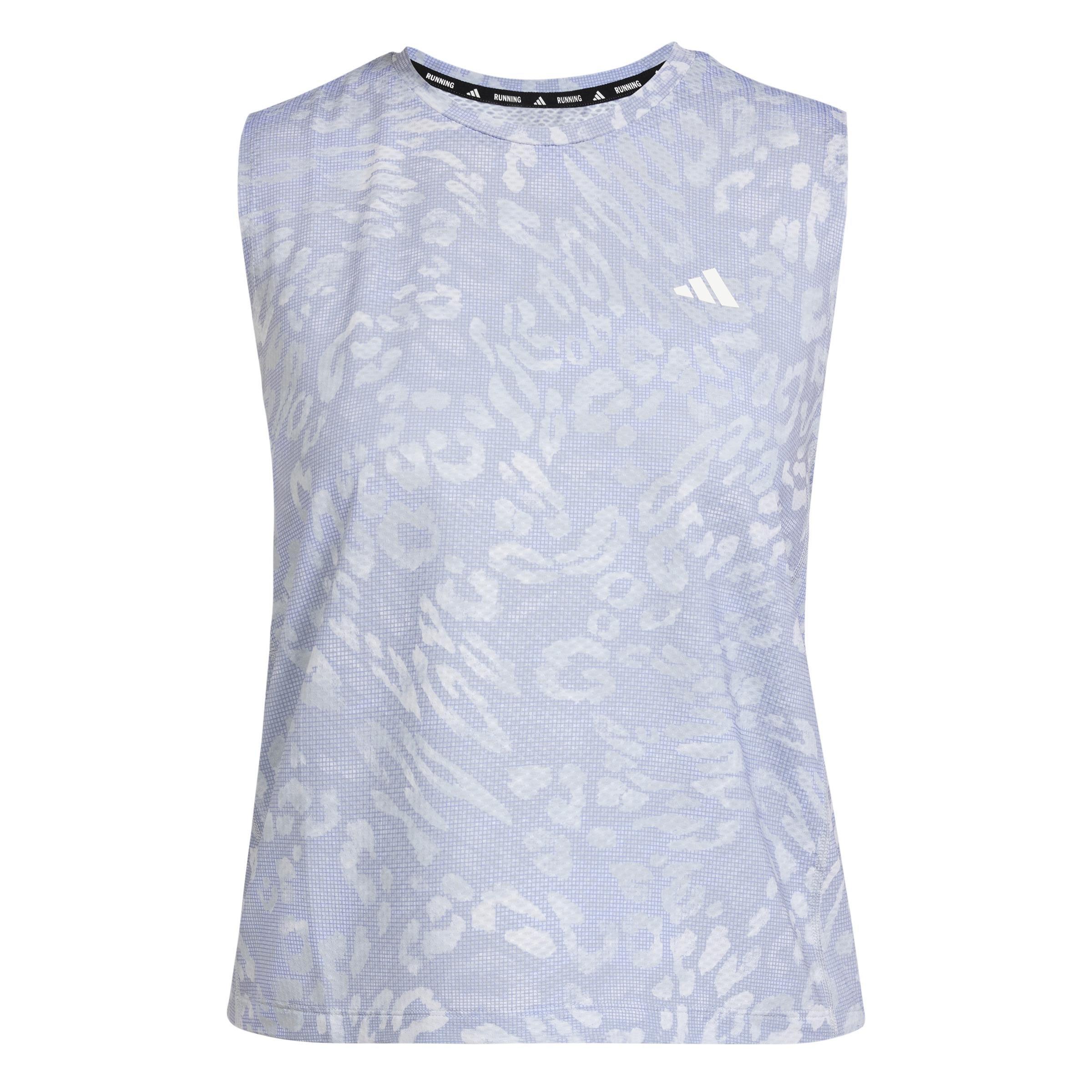 Own the Run CLIMACOOL 3-Stripes Tank Top, Grey, A901_ONE, large image number 0