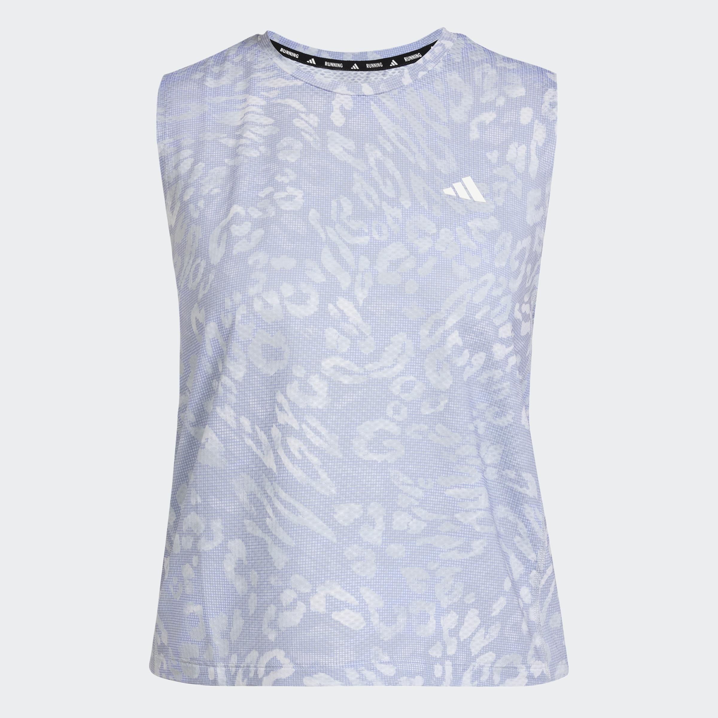 Own the Run CLIMACOOL 3-Stripes Tank Top, Grey, A901_ONE, large image number 2