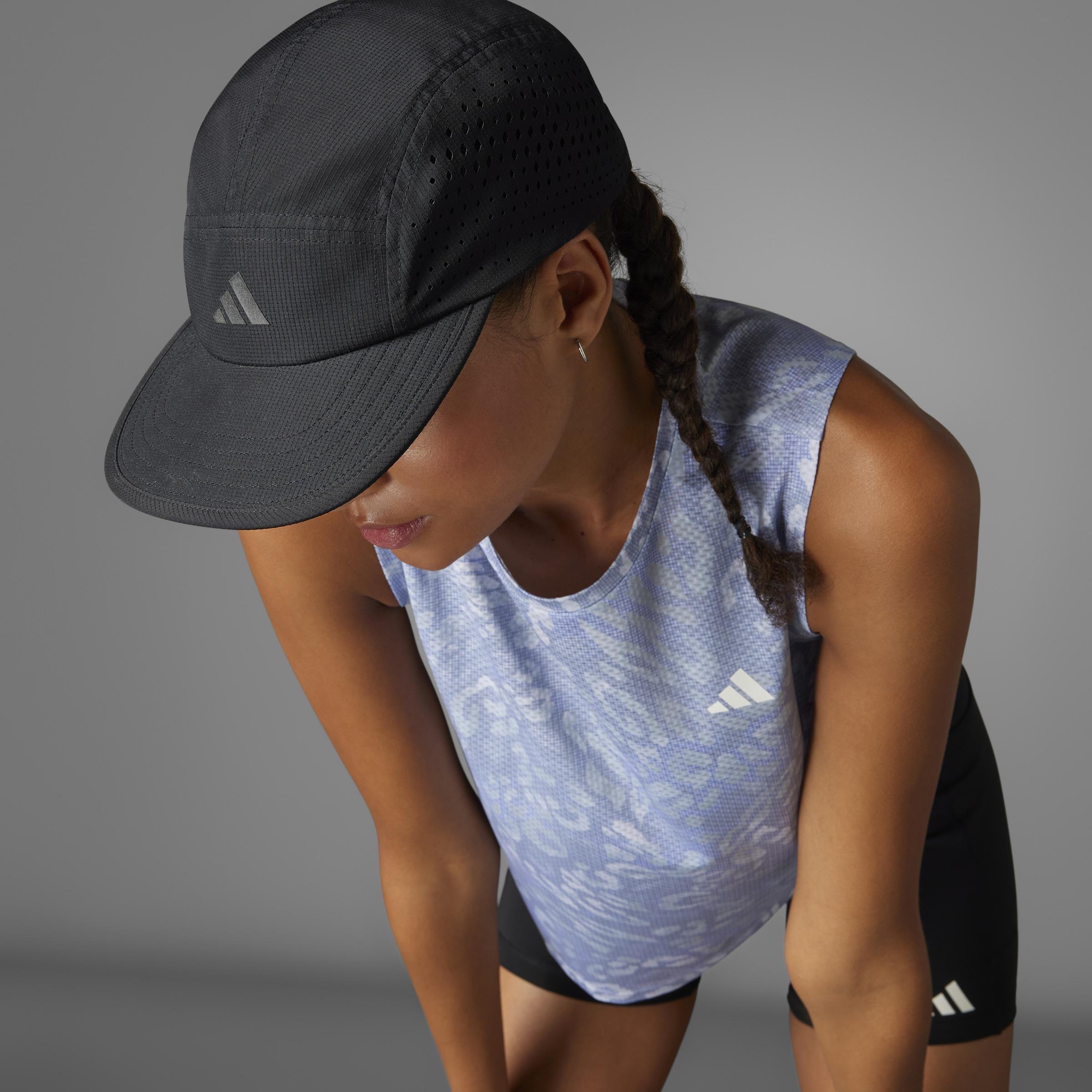 Own the Run CLIMACOOL 3-Stripes Tank Top, Grey, A901_ONE, large image number 13