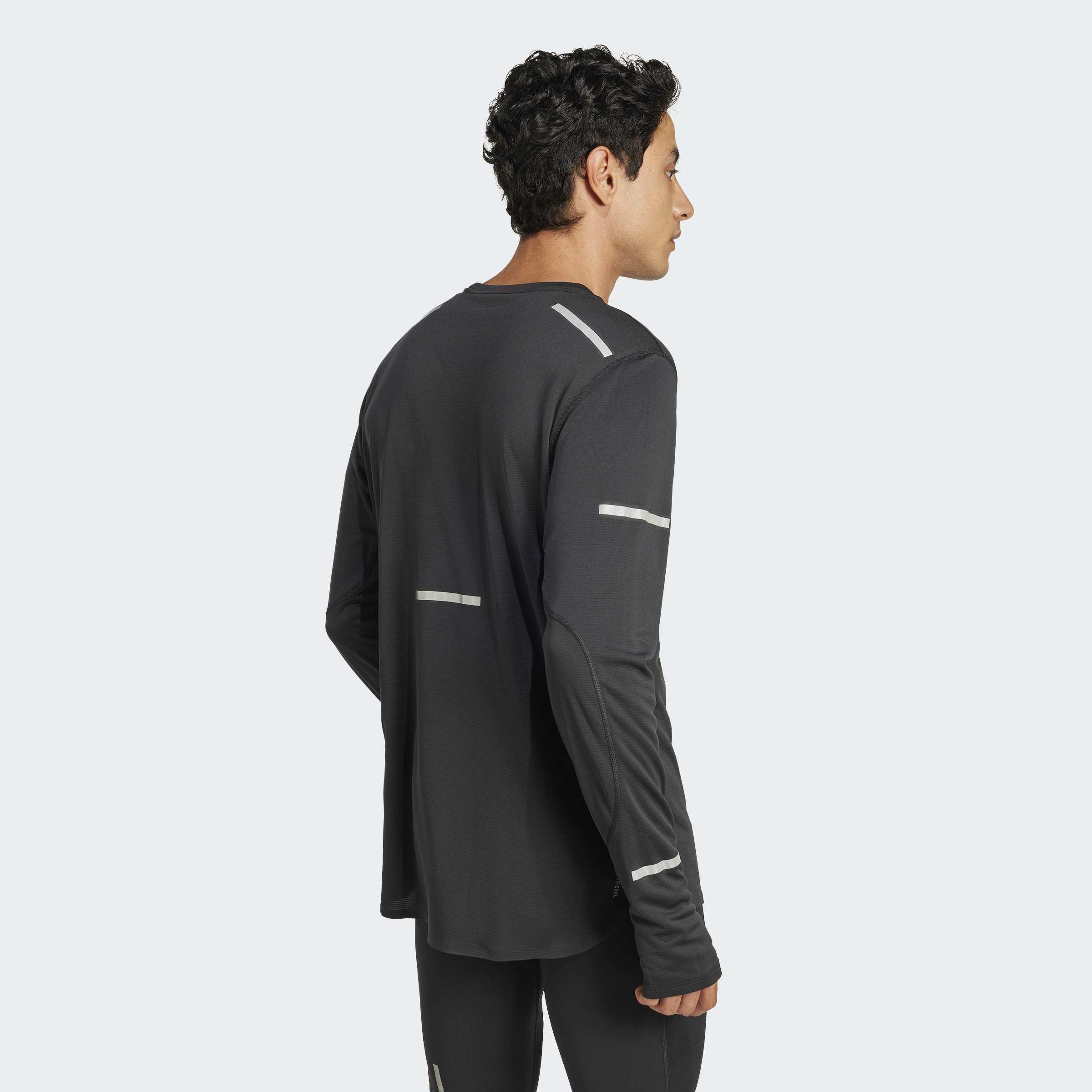 Ultimate Running Reflective Long Sleeve Long-Sleeve Top, Black, A901_ONE, large image number 3