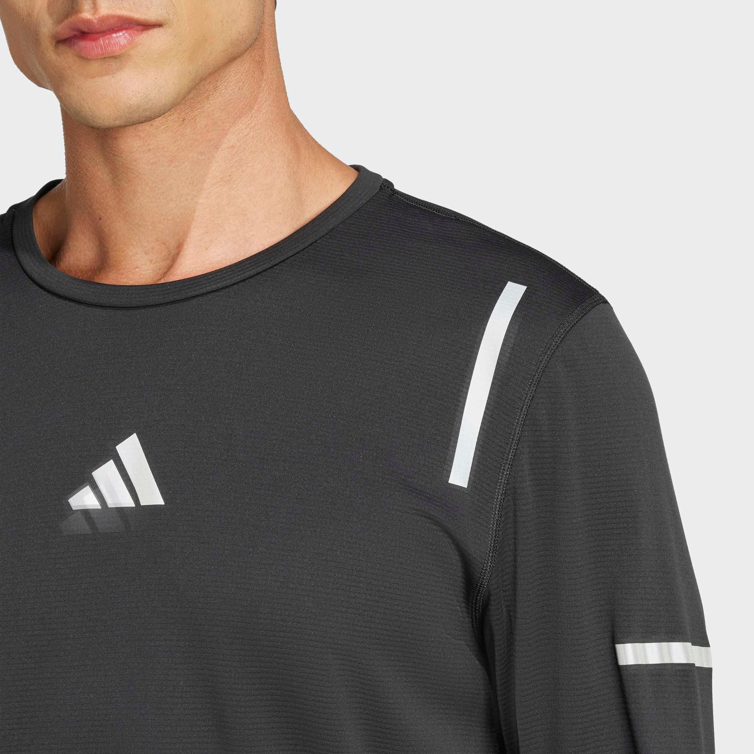 Ultimate Running Reflective Long Sleeve Long-Sleeve Top, Black, A901_ONE, large image number 4
