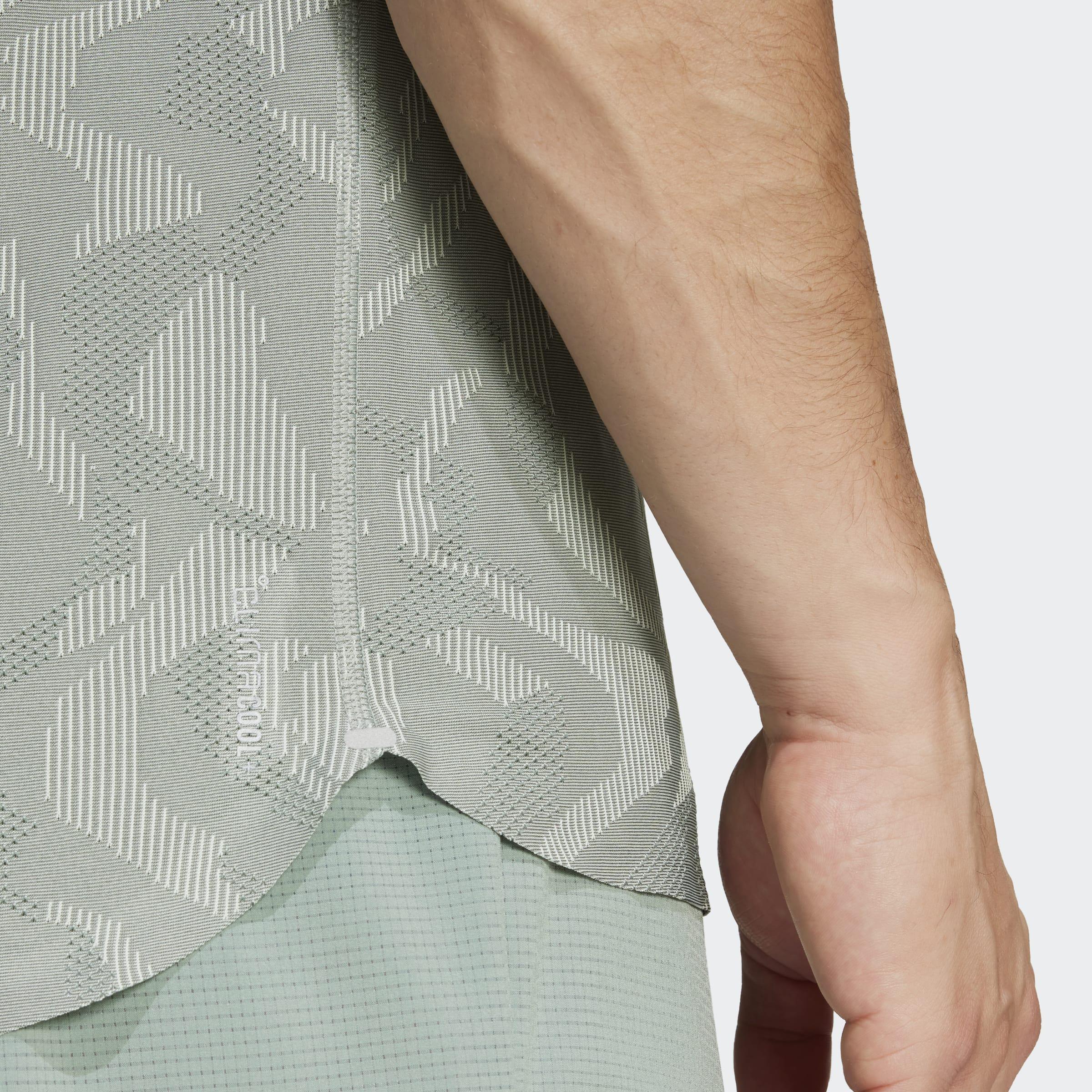 Ultimate Running Engineered CLIMACOOL+ Tee, Green, A901_ONE, large image number 7