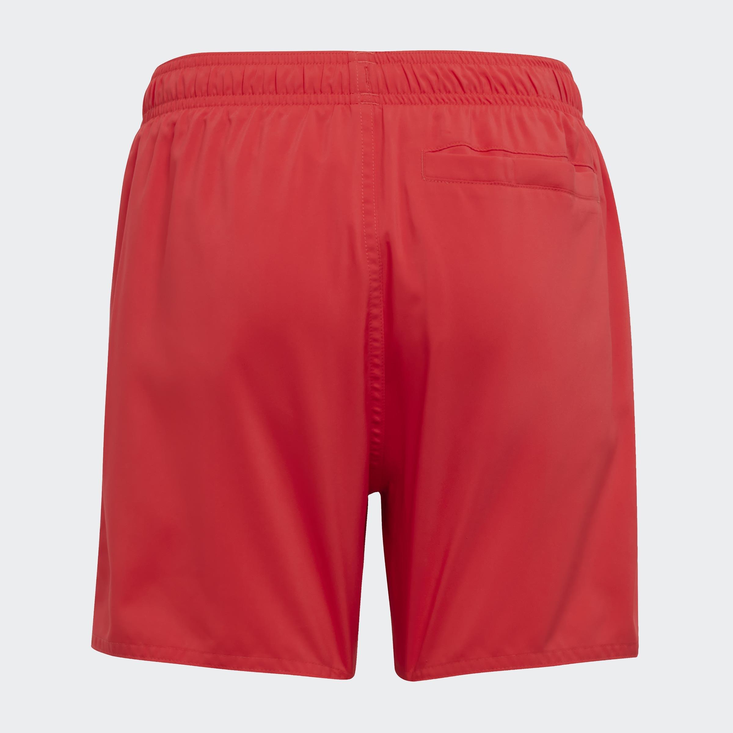 Kids Water-Reactive Swim Shorts, Red