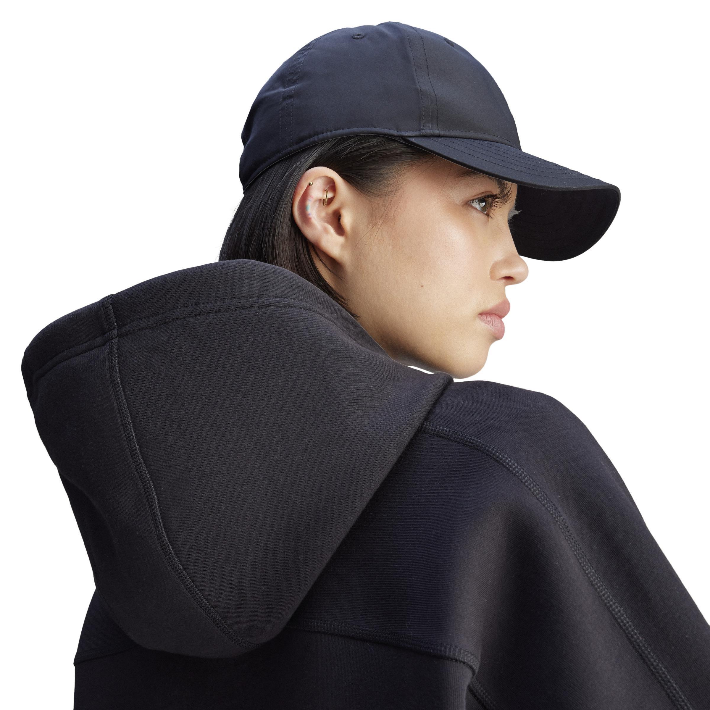 adidas by Stella McCartney Sportswear Cropped Hoodie, Black, A901_ONE, large image number 6