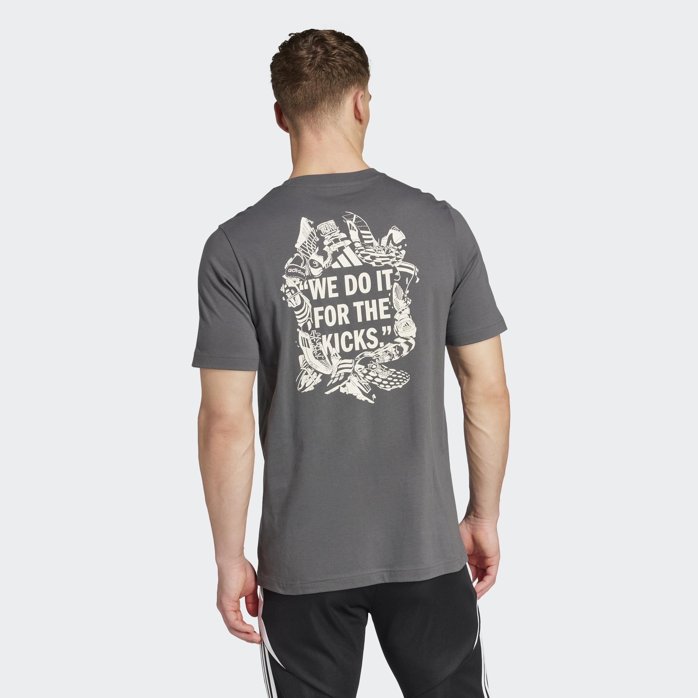 Football Kicks Graphic T-Shirt, Grey, A901_ONE, large image number 3