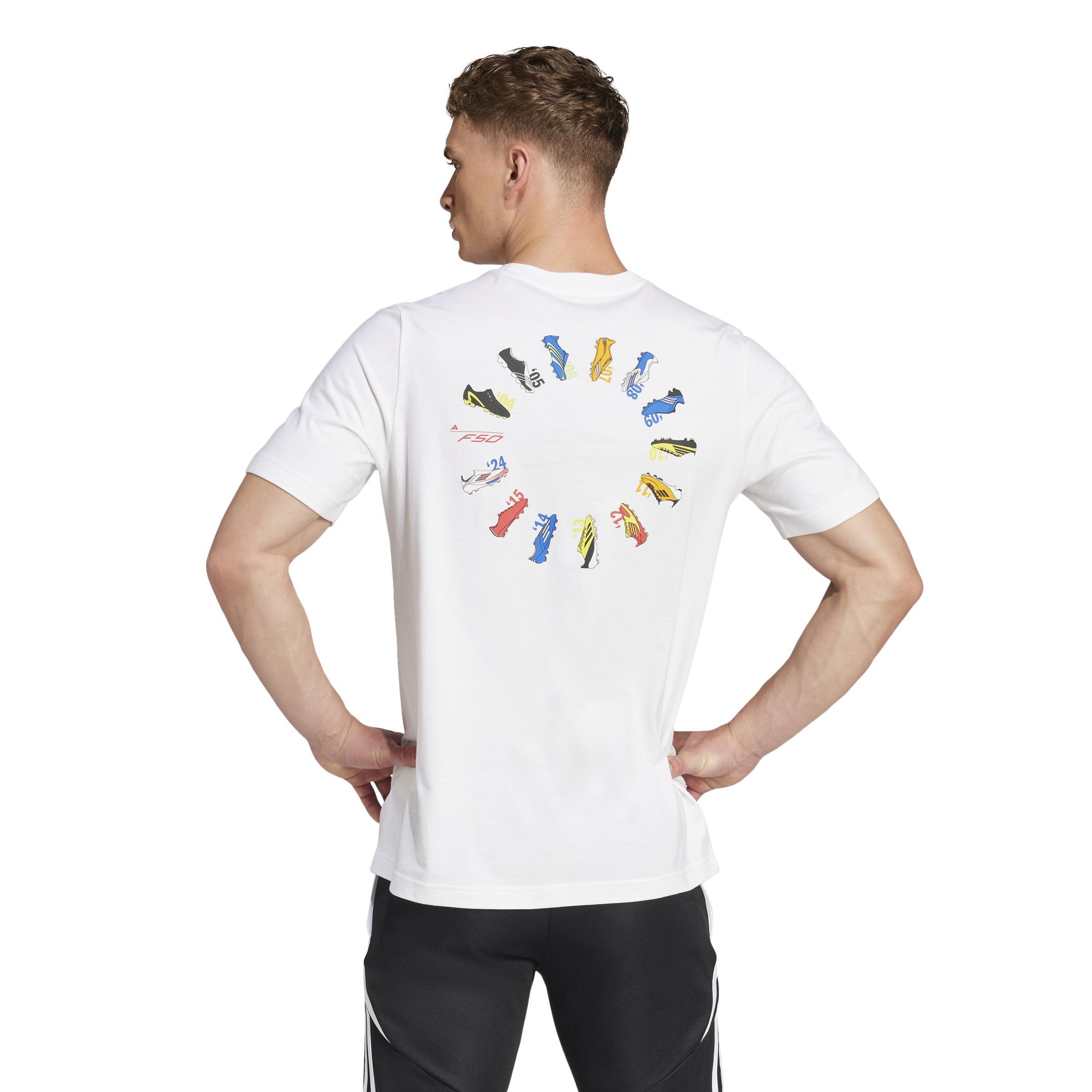 F50 History Graphic T-Shirt, White, A901_ONE, large image number 2