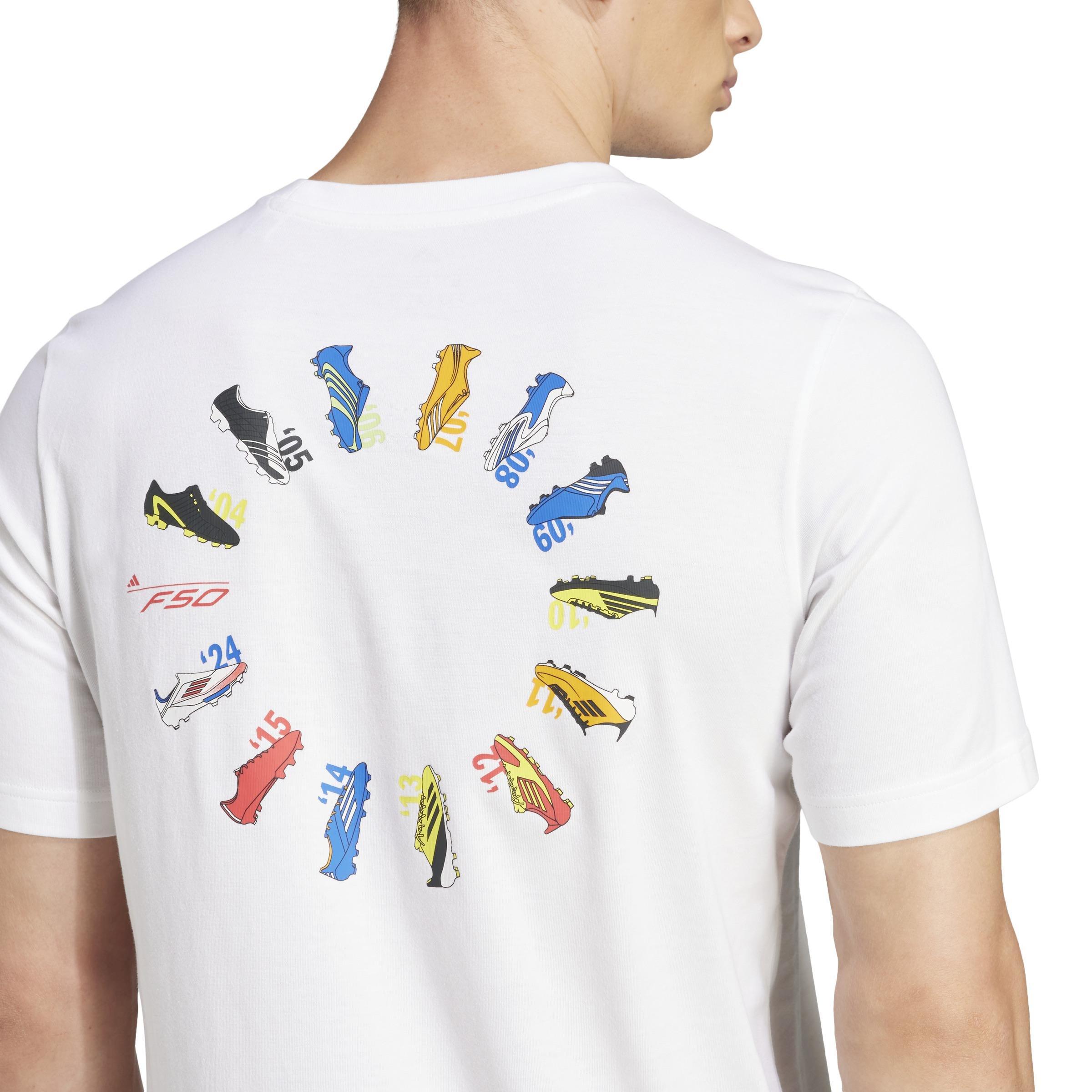 F50 History Graphic T-Shirt, White, A901_ONE, large image number 5