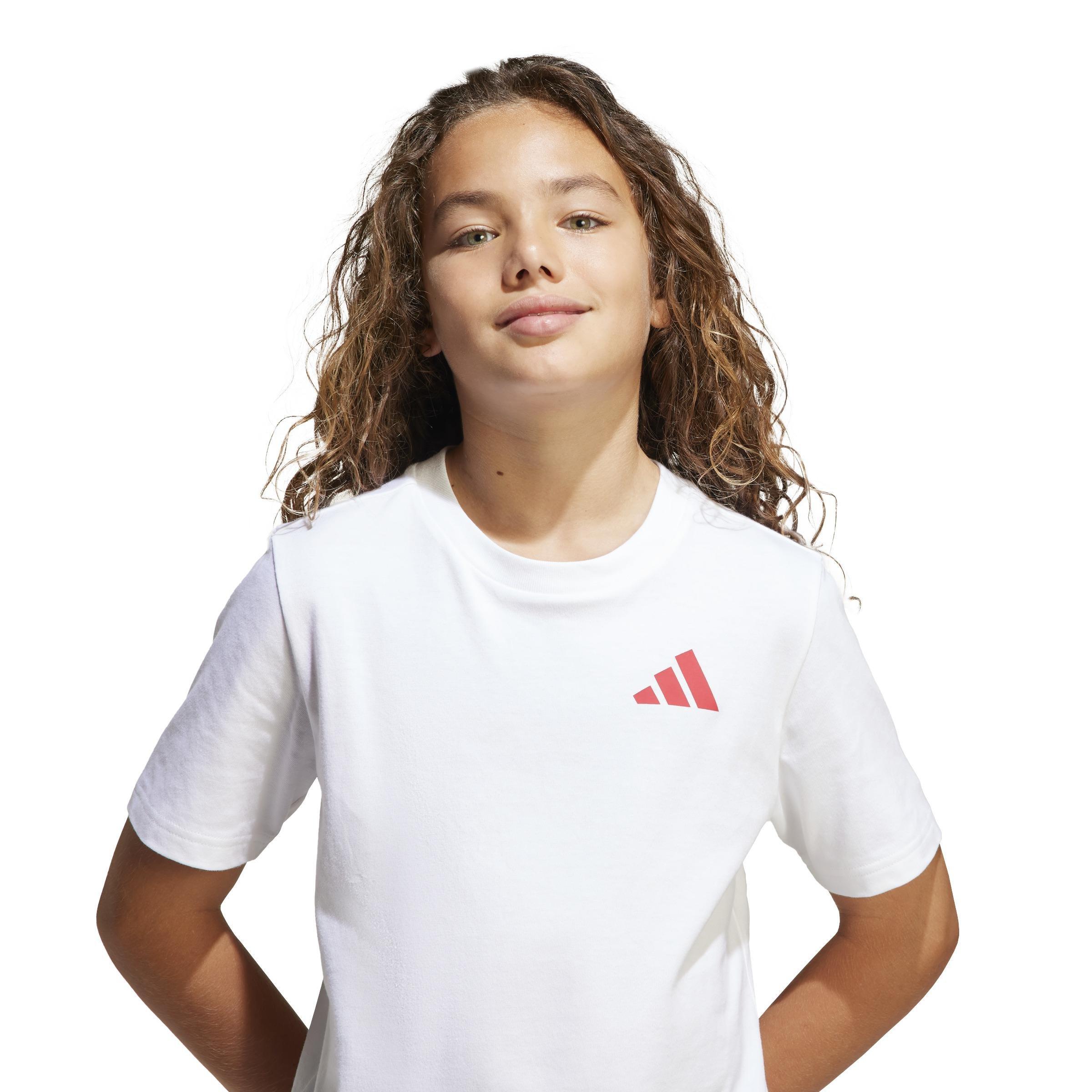 Kids F50 Signature Graphic T-Shirt, White, A901_ONE, large image number 5
