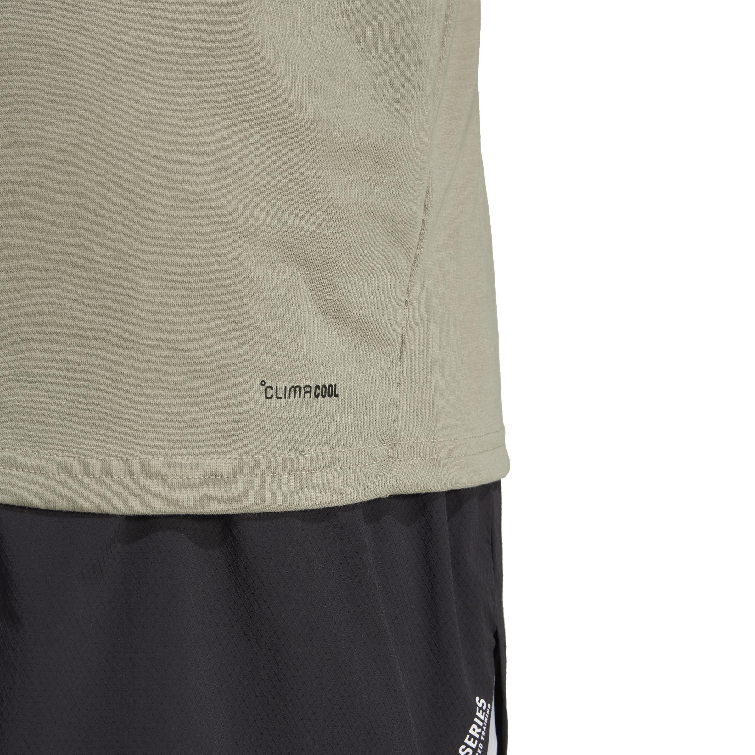 Climacool Training Camo Logo Graphic T-Shirt, Green, A901_ONE, large image number 5